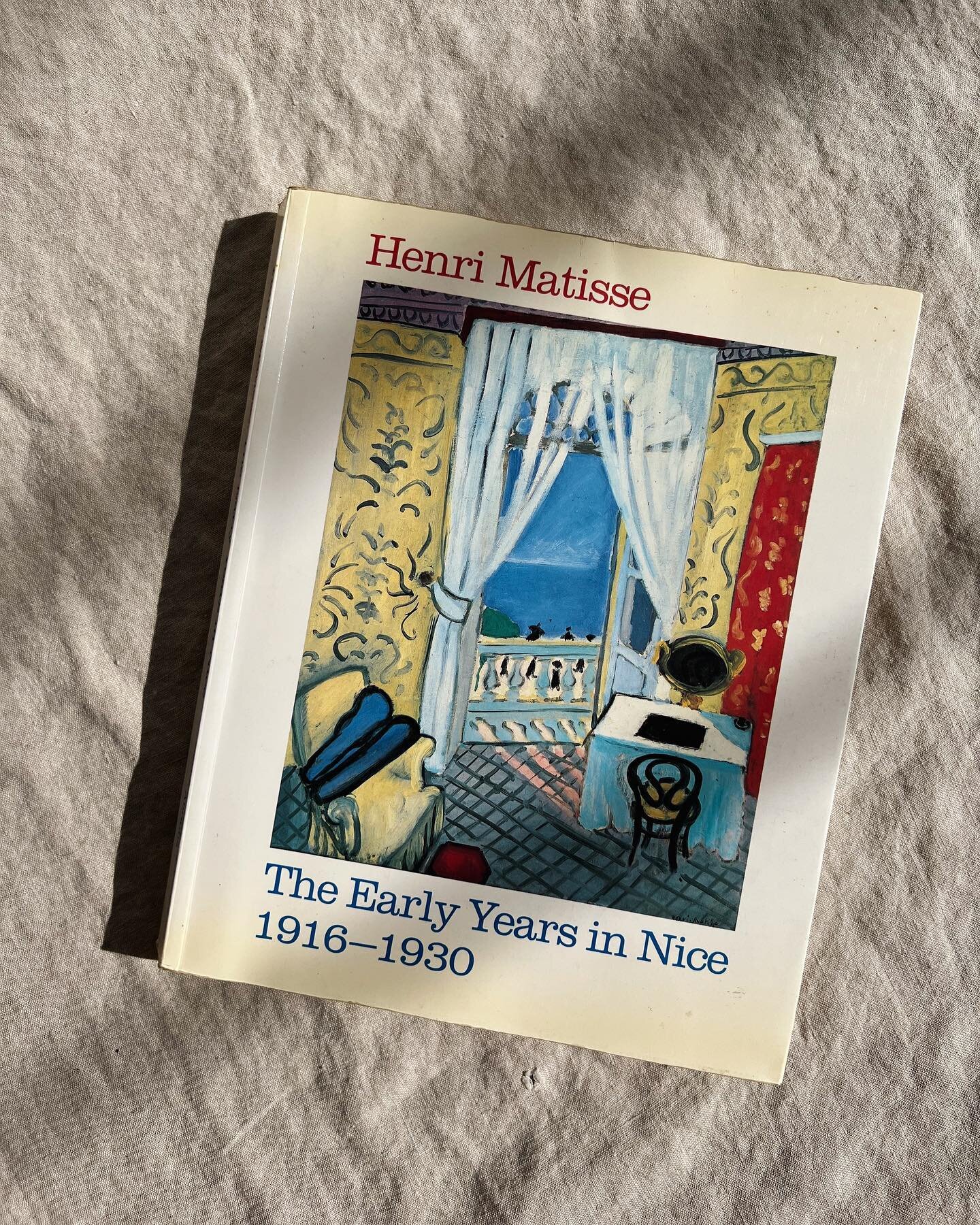 [sold] henri matisse coffee table book, the early years in nice.