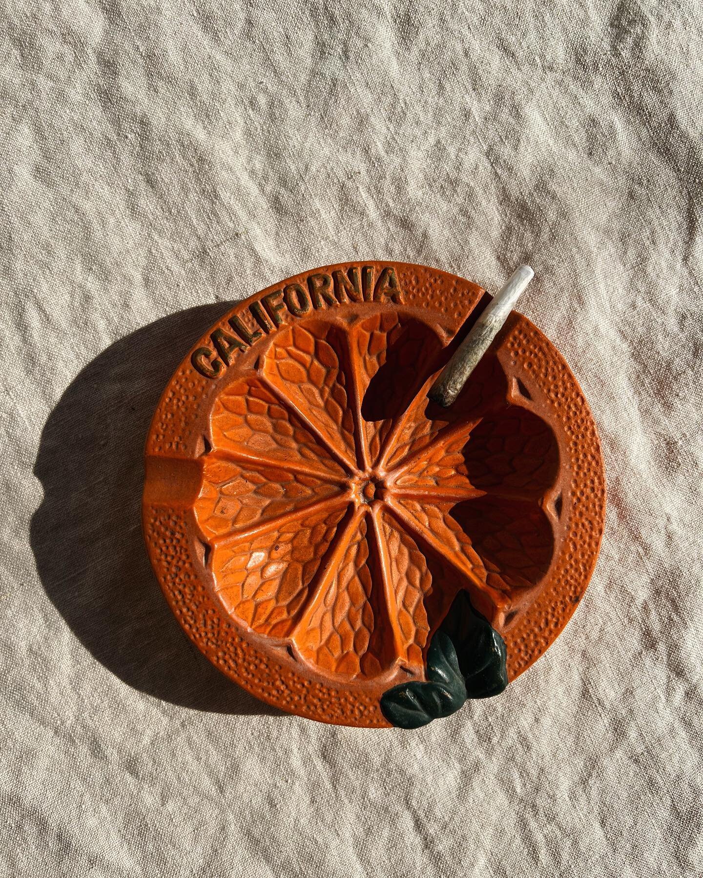 [sold] vintage california citrus ashtray. 🍊