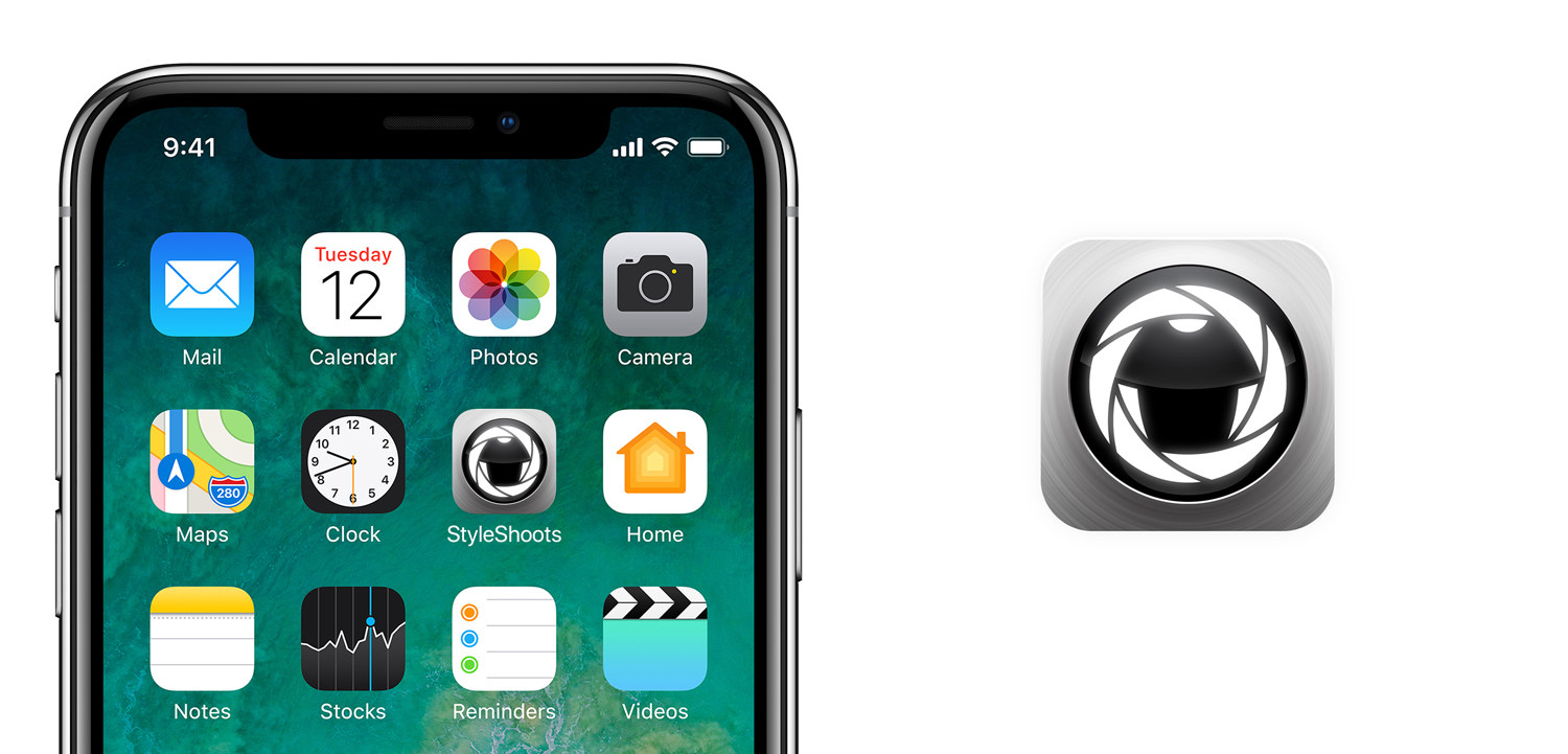 app icon design for StyleShoots