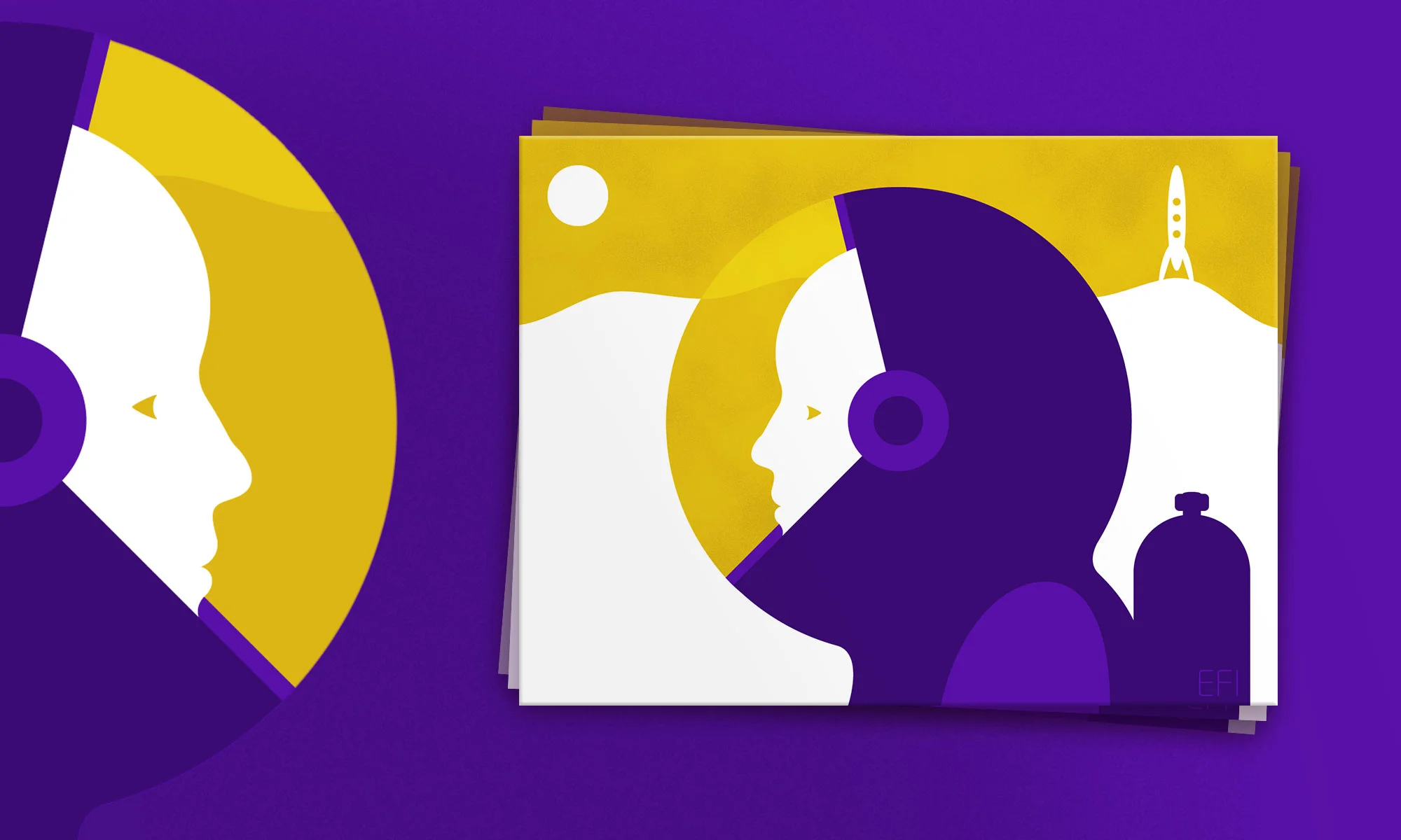 Postcard illustration - personal project