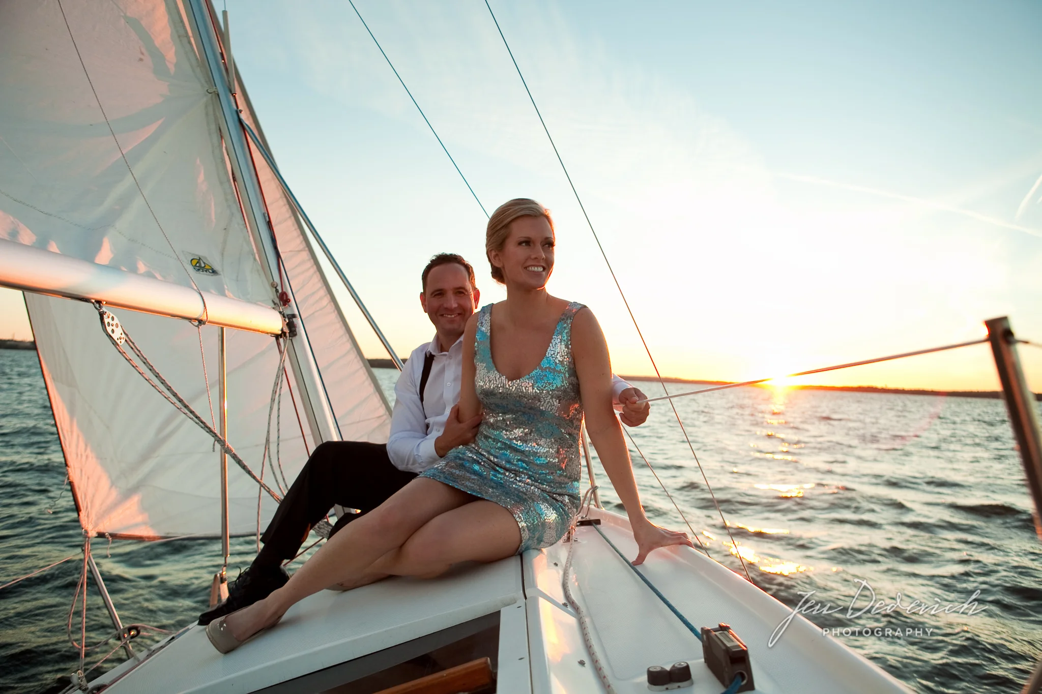 Engagement Session Ideas: Sailing Lake Mendota, Madison, WI