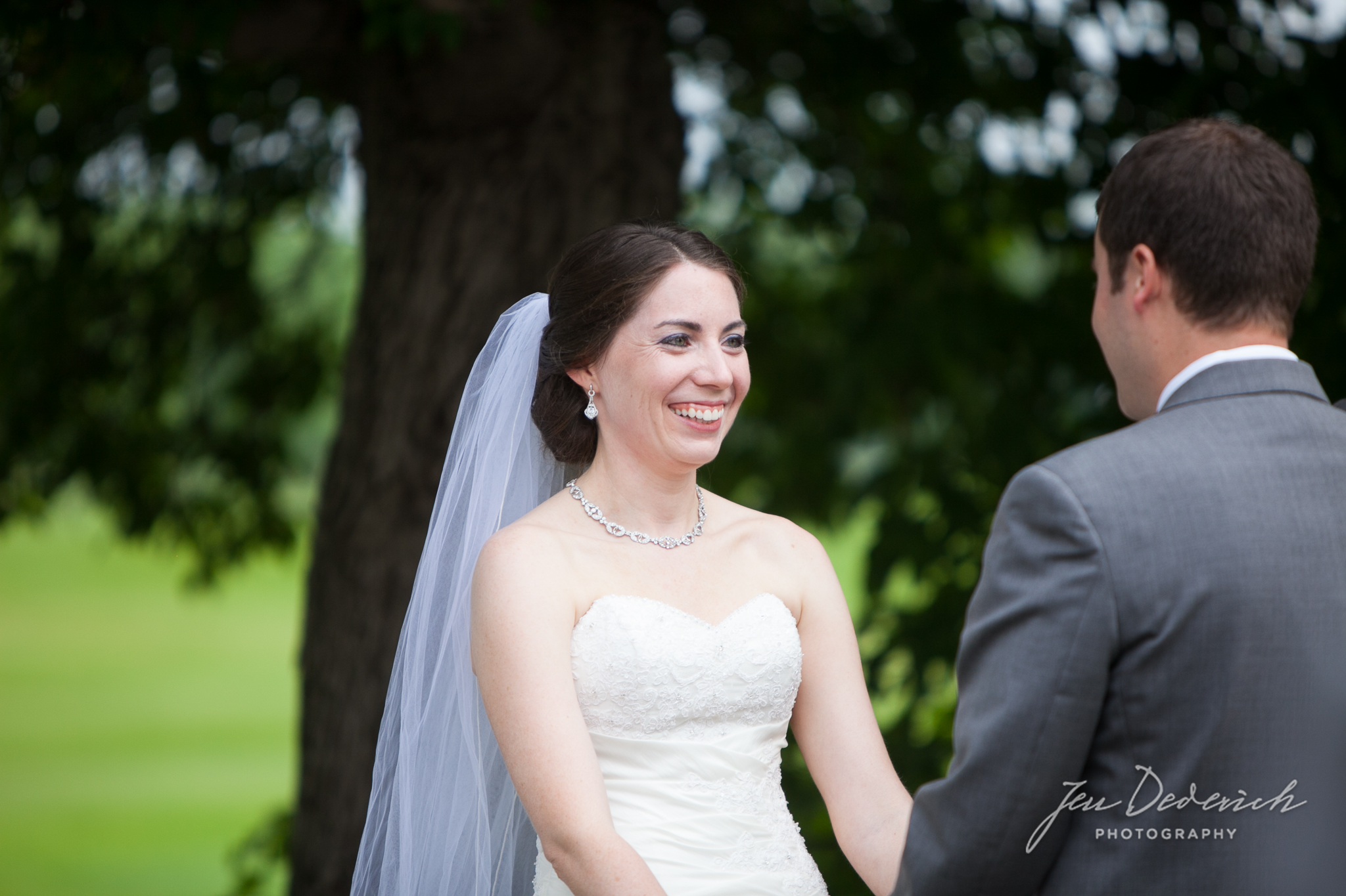 bride wedding ceremony summer