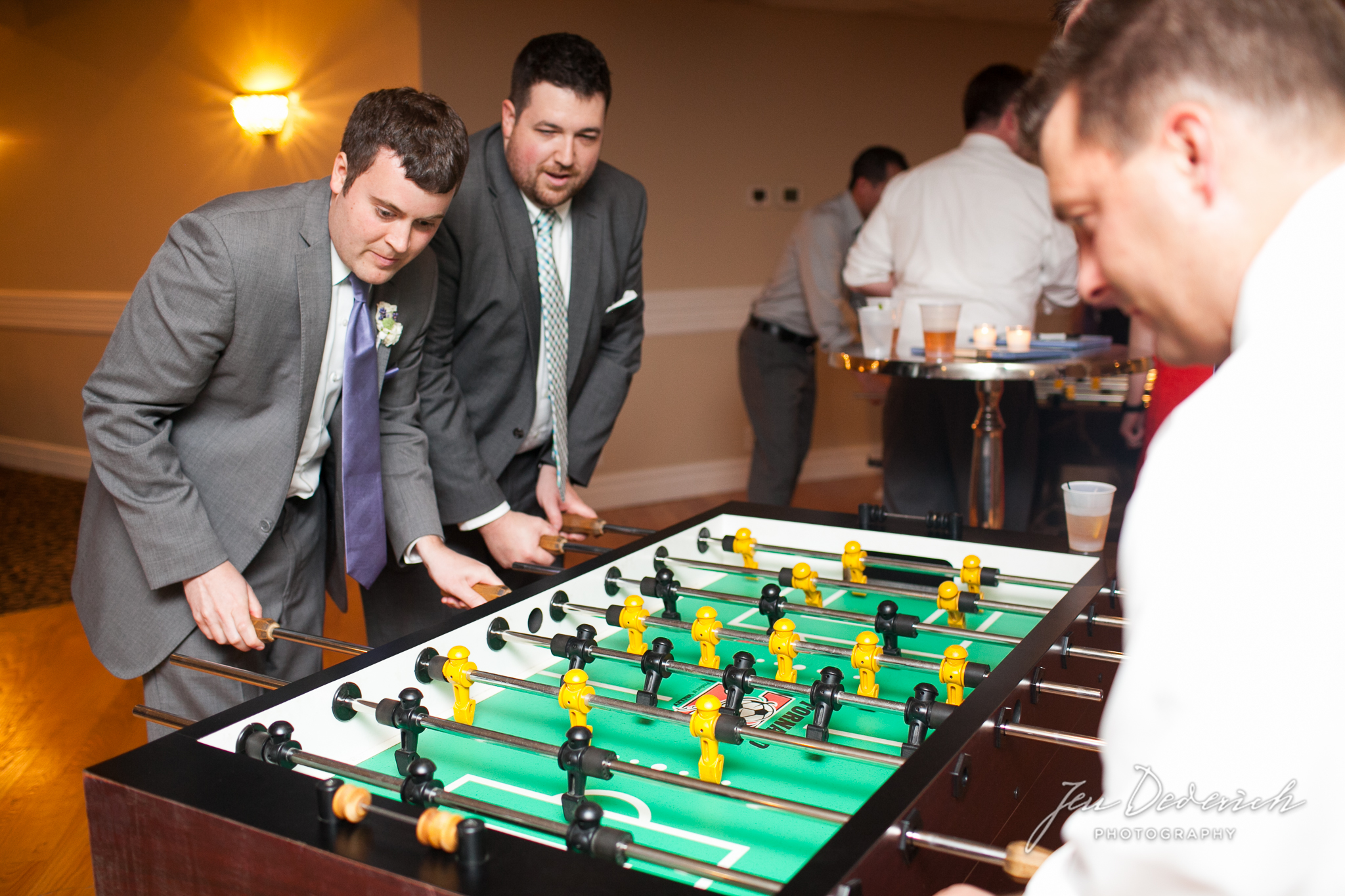 foosball wedding day