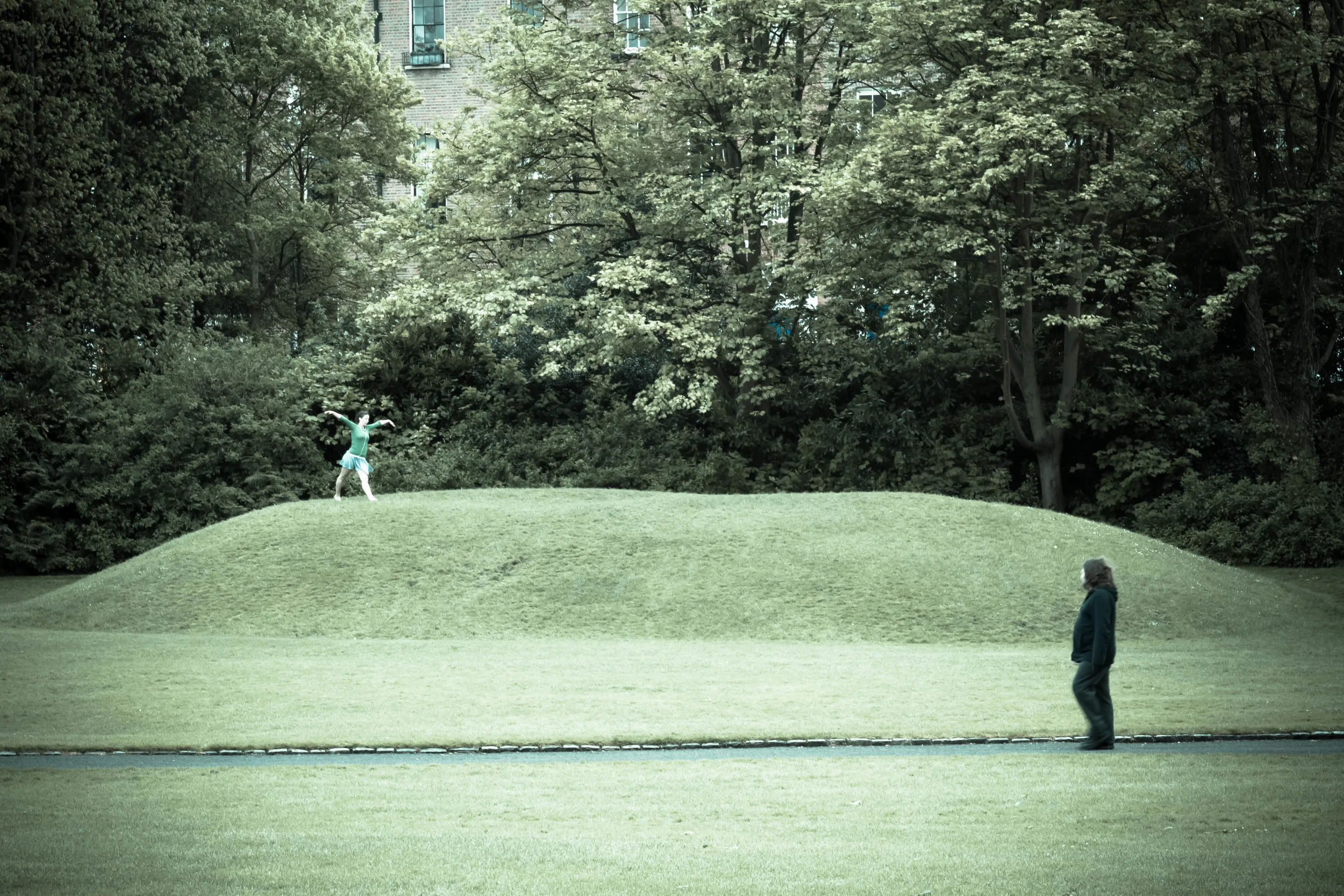 Dancing in the park