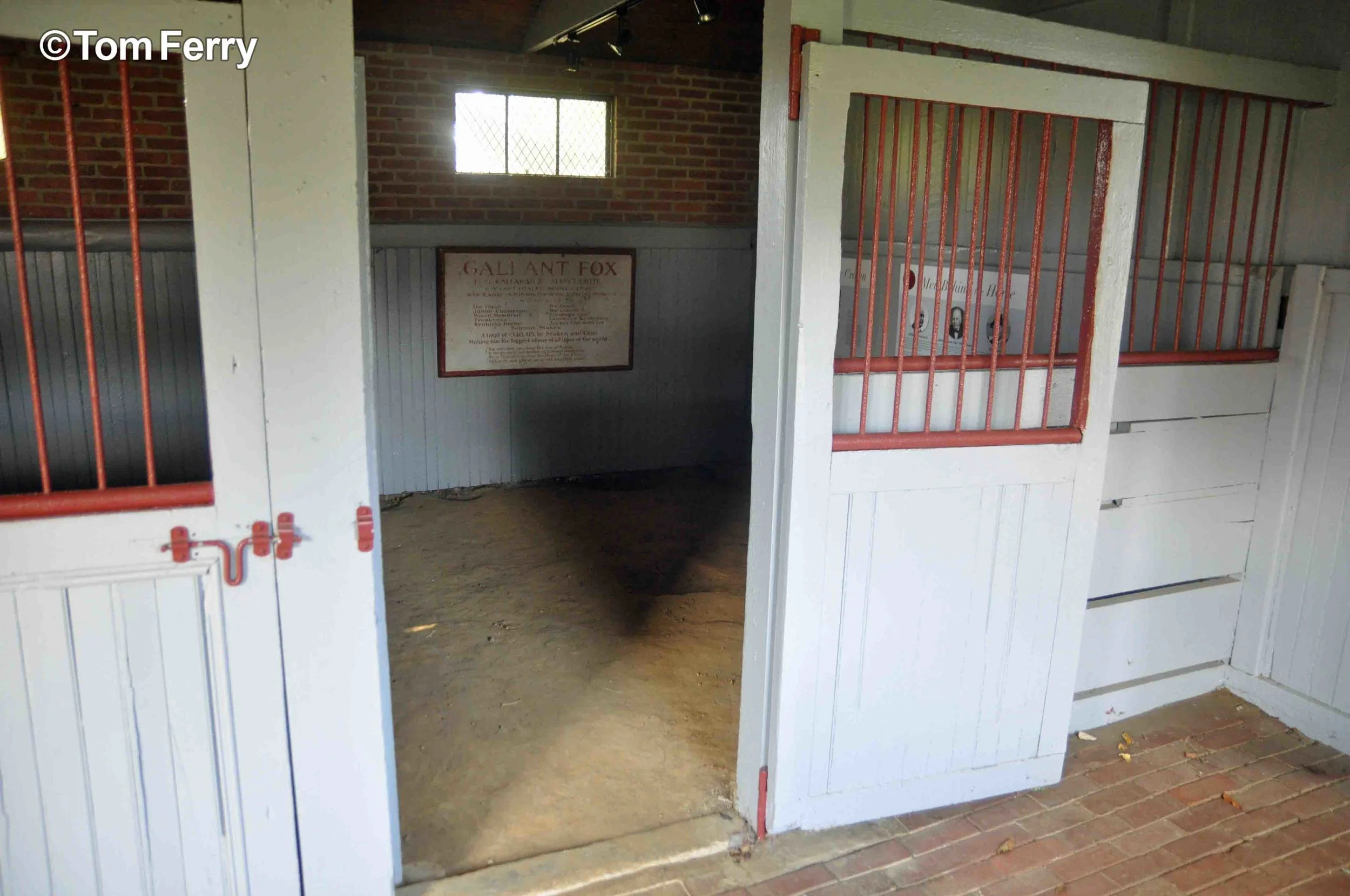 Stall of 1930 Triple Crown winner Gallant Fox.