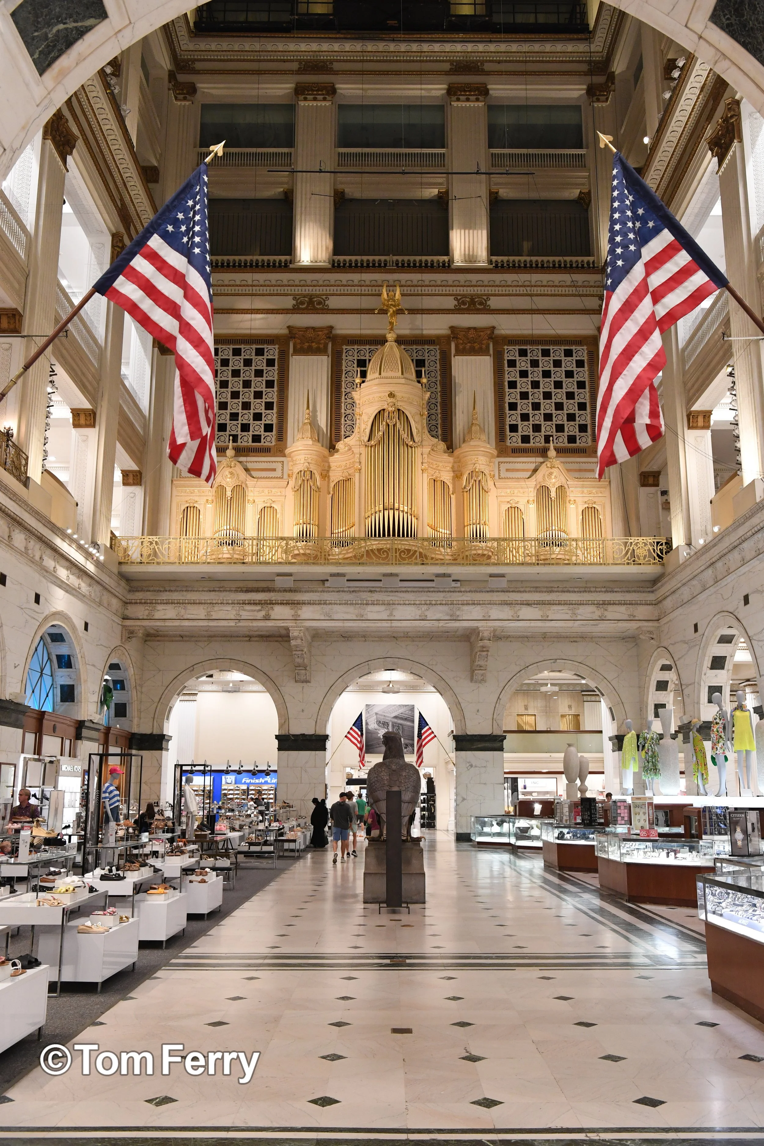 The Wanamaker Building.