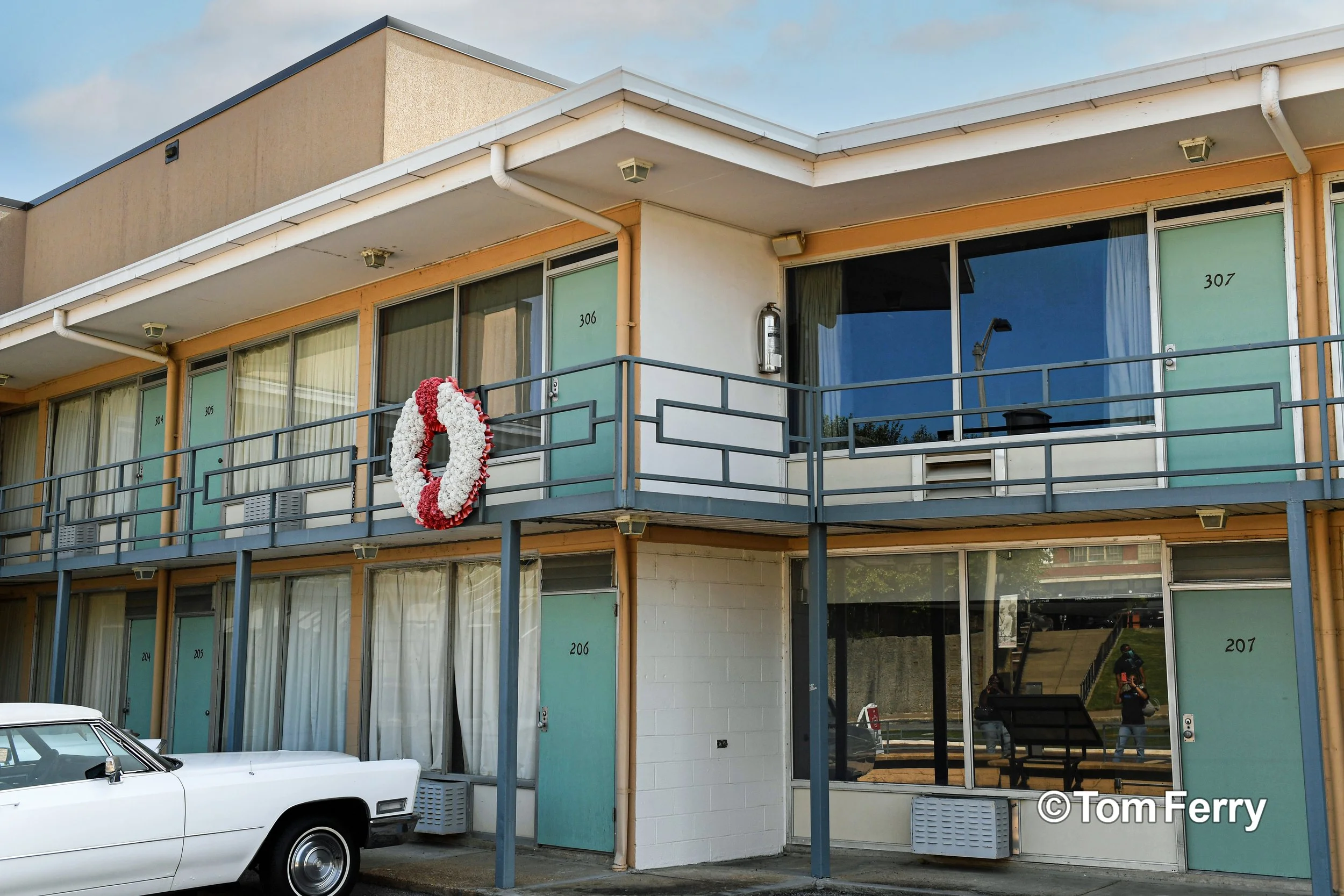 The Lorraine Motel at the National Civil Rights Museum.