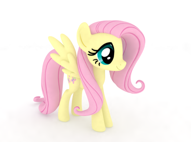 Fluttershy3dPrintRender01.png