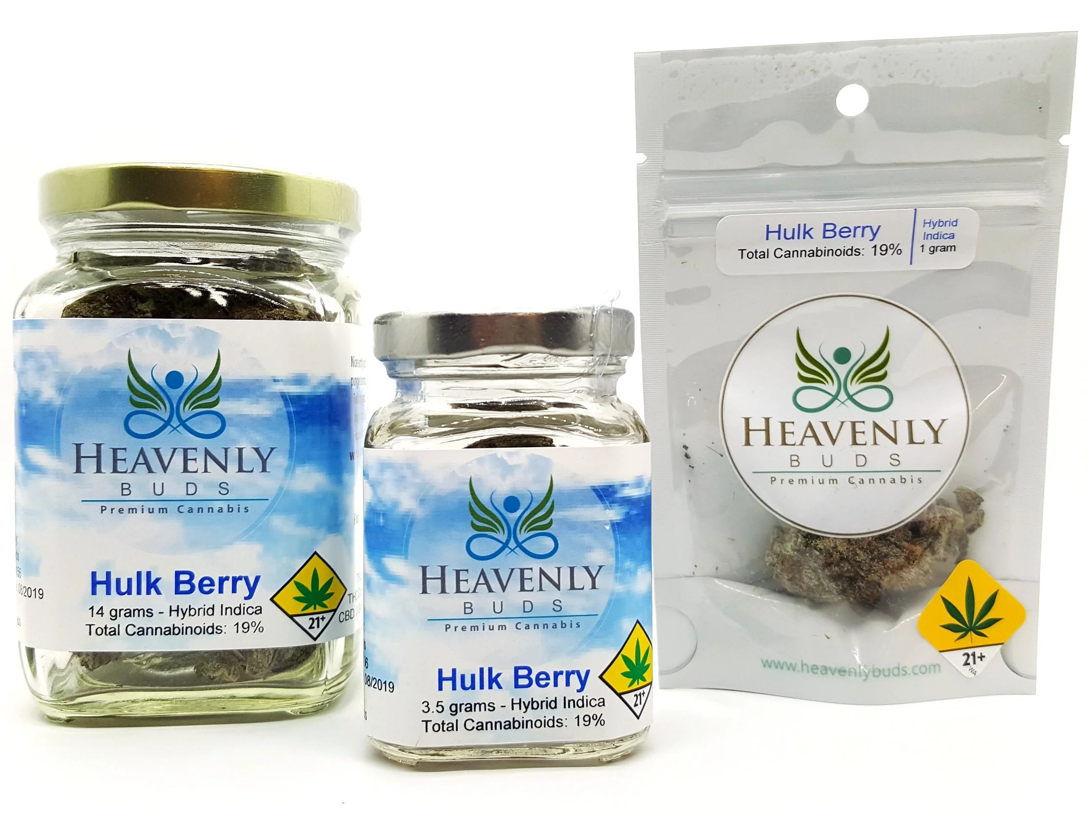Heavenly Buds Hulk Berry 1g, 3.5g, 14g