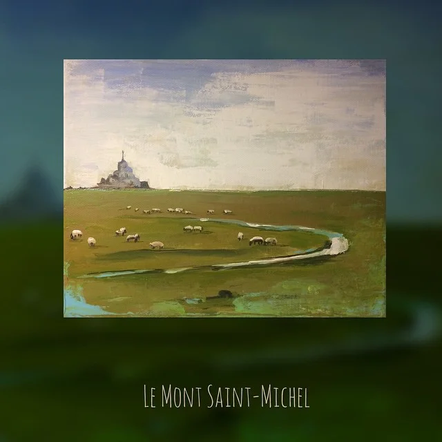 le mont saint-michel :: acrylic on canvas :: commissioned 