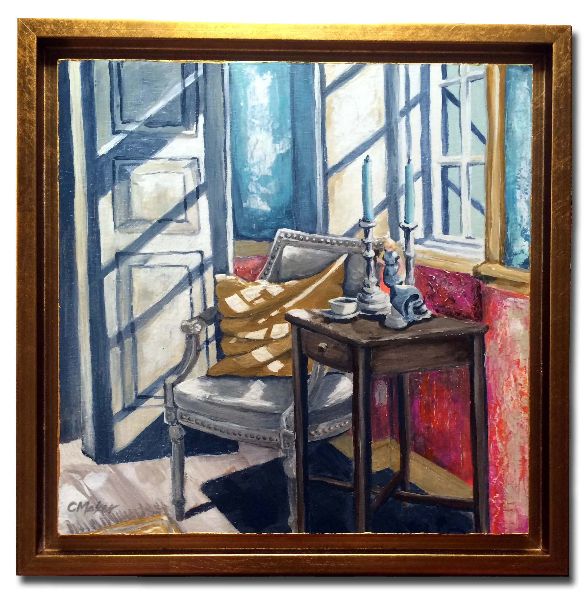 interiors no. 1 :: acrylic on board :: sold
