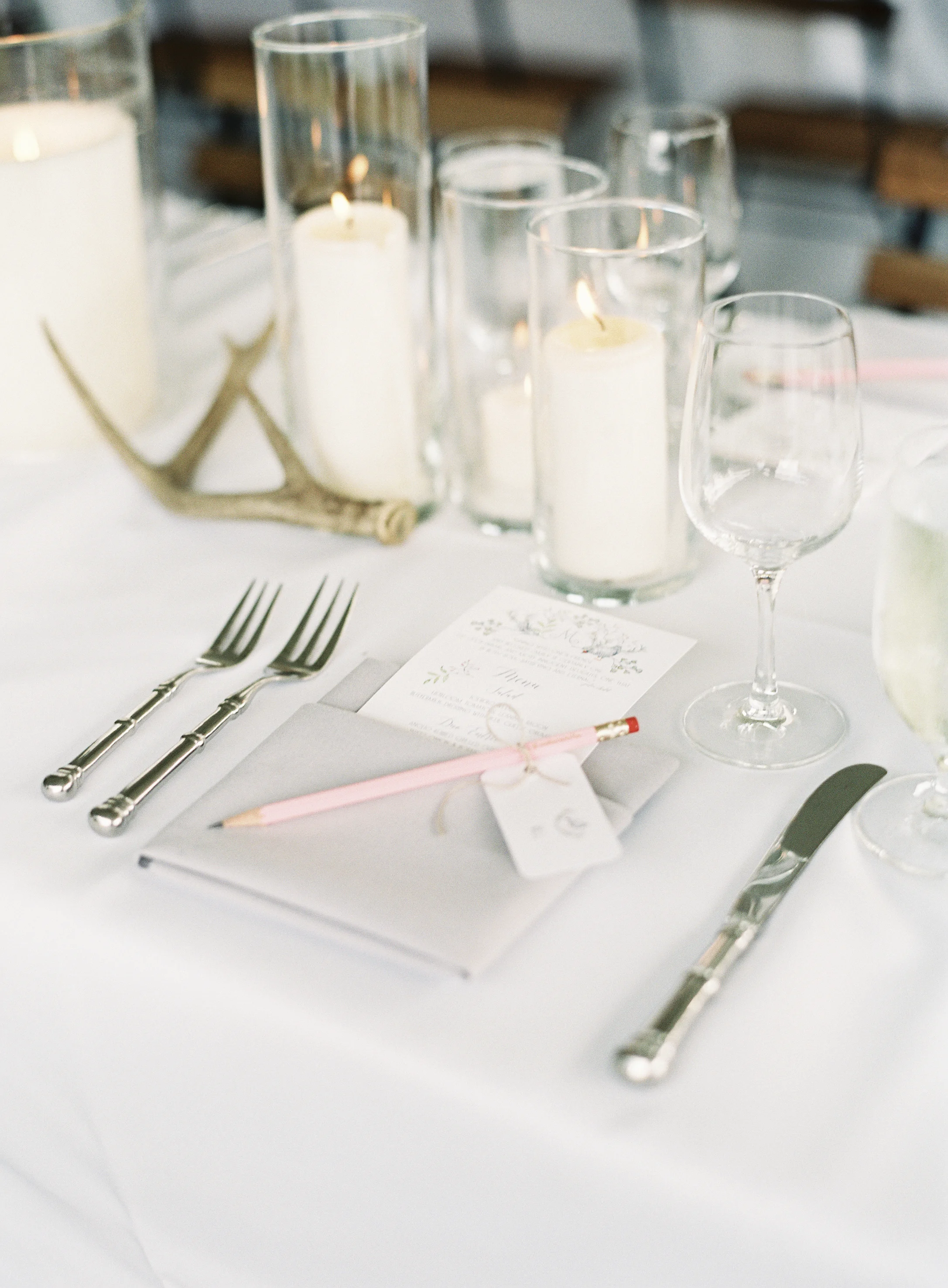custom coordinating place cards with custom hashtag pencil for mad lib guestbook (image: allison kuhn photography ) (please inquire by email)