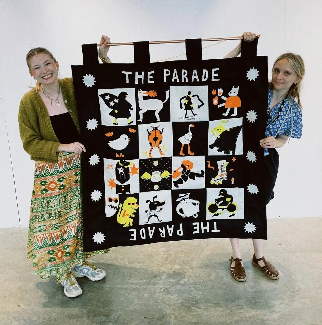 One of my fave projects of the year - THE PARADE is the result of a collaborative quilt workshop.jpg