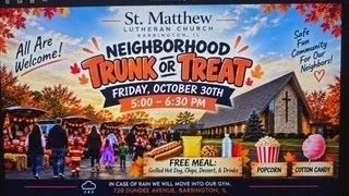 Trunk-or-Treat at St. Matthew Lutheran Church