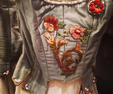 1962 Appliqués re-applied to 2014 newly built bodices & skirts