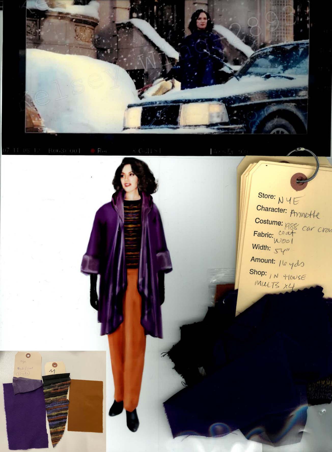 Annette's 1987 Christmas/Car Crash Outfit