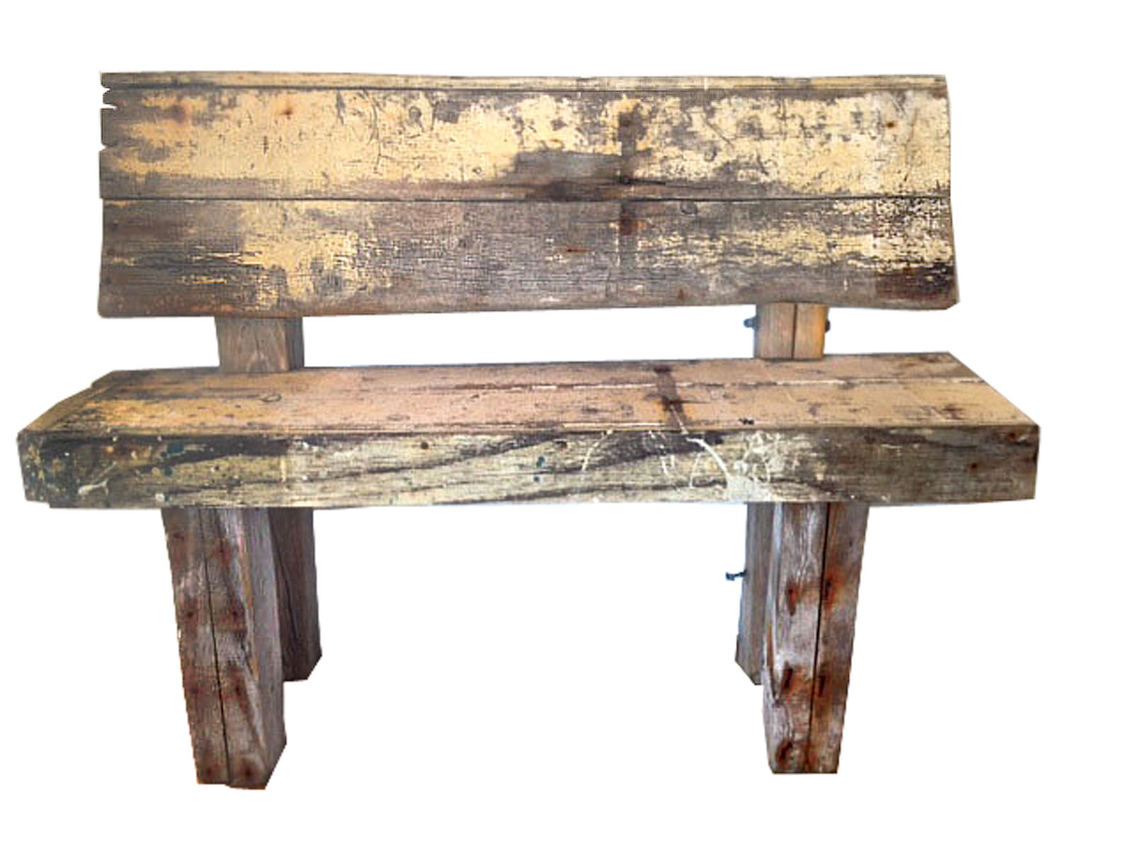    Deck Bench    driftwood and reclaimed wood  32" x 44" x 16"  2012  (available) 