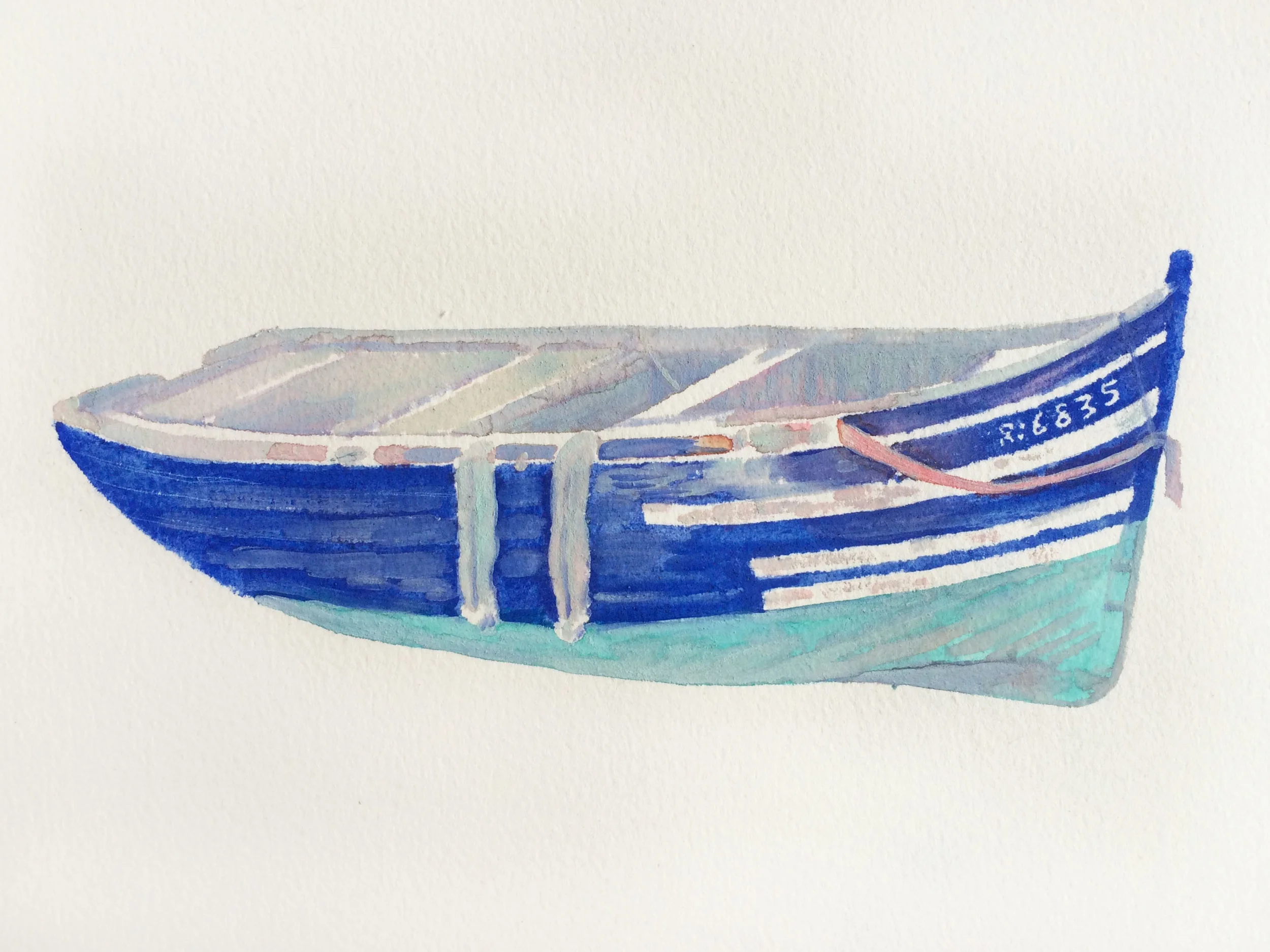 Mogador 8:6835 pigment on arches paper 10" x 16" 2015 (sold)