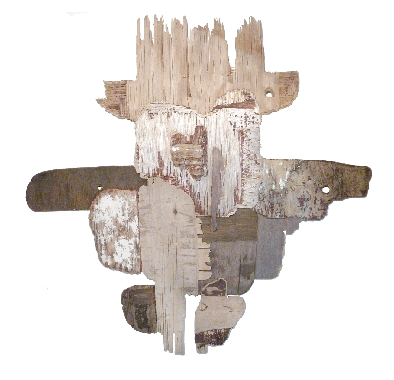   Conundra    found wood assemblage  31" x 27"  2012  (Available)    