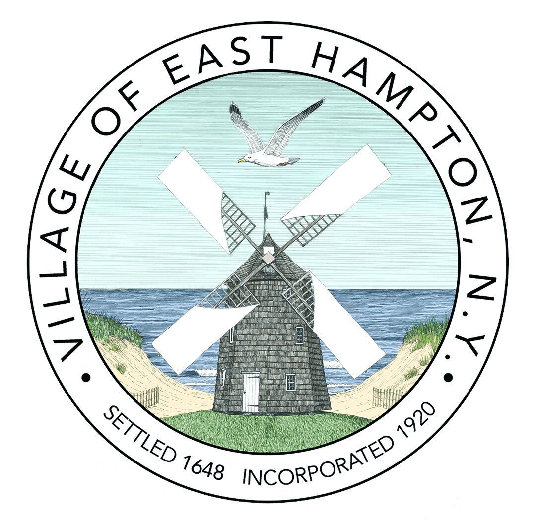    East Hampton Village Seal    Commissioned in 2019 for the centennial celebration of the Village of East Hampton, NY. Current official seal. 