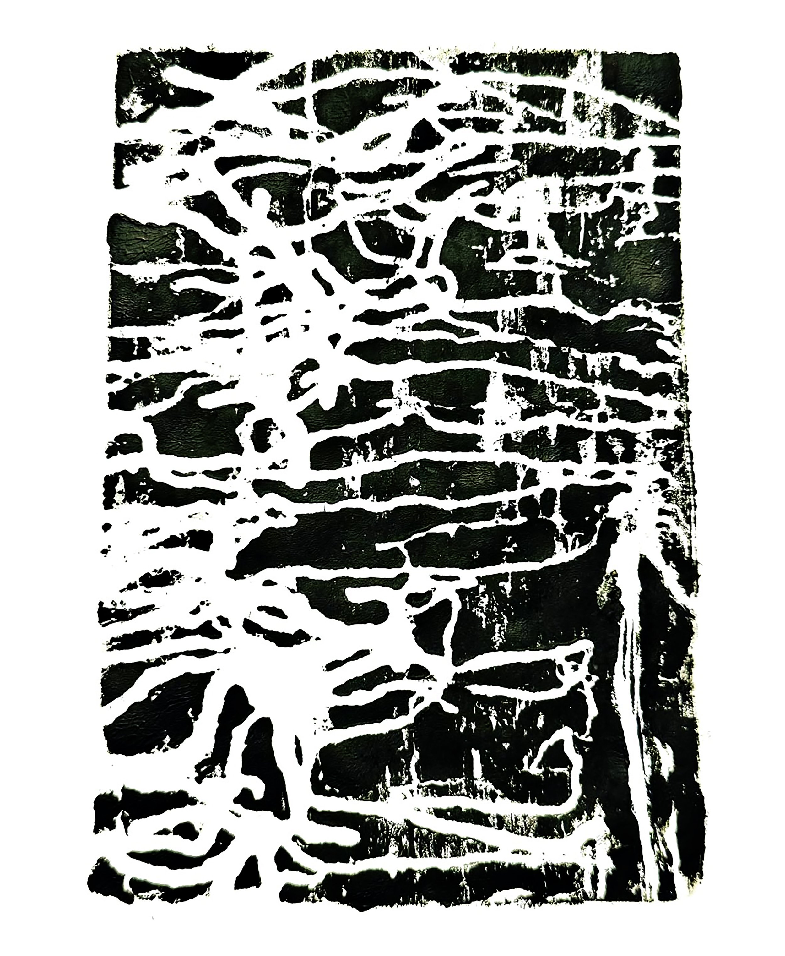    Bark Print I    monotype on washi paper  10'“ x 8”  2025  (available) 