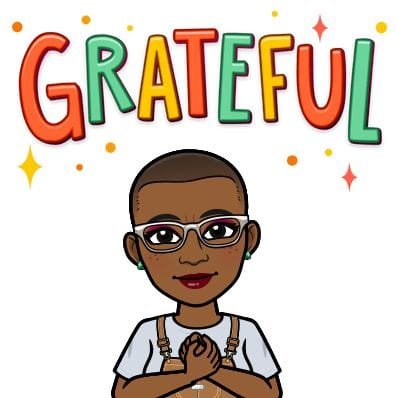 New Marva Bitmoji. 

Notice, she is slightly less chubby, and has a very low hair cut :)