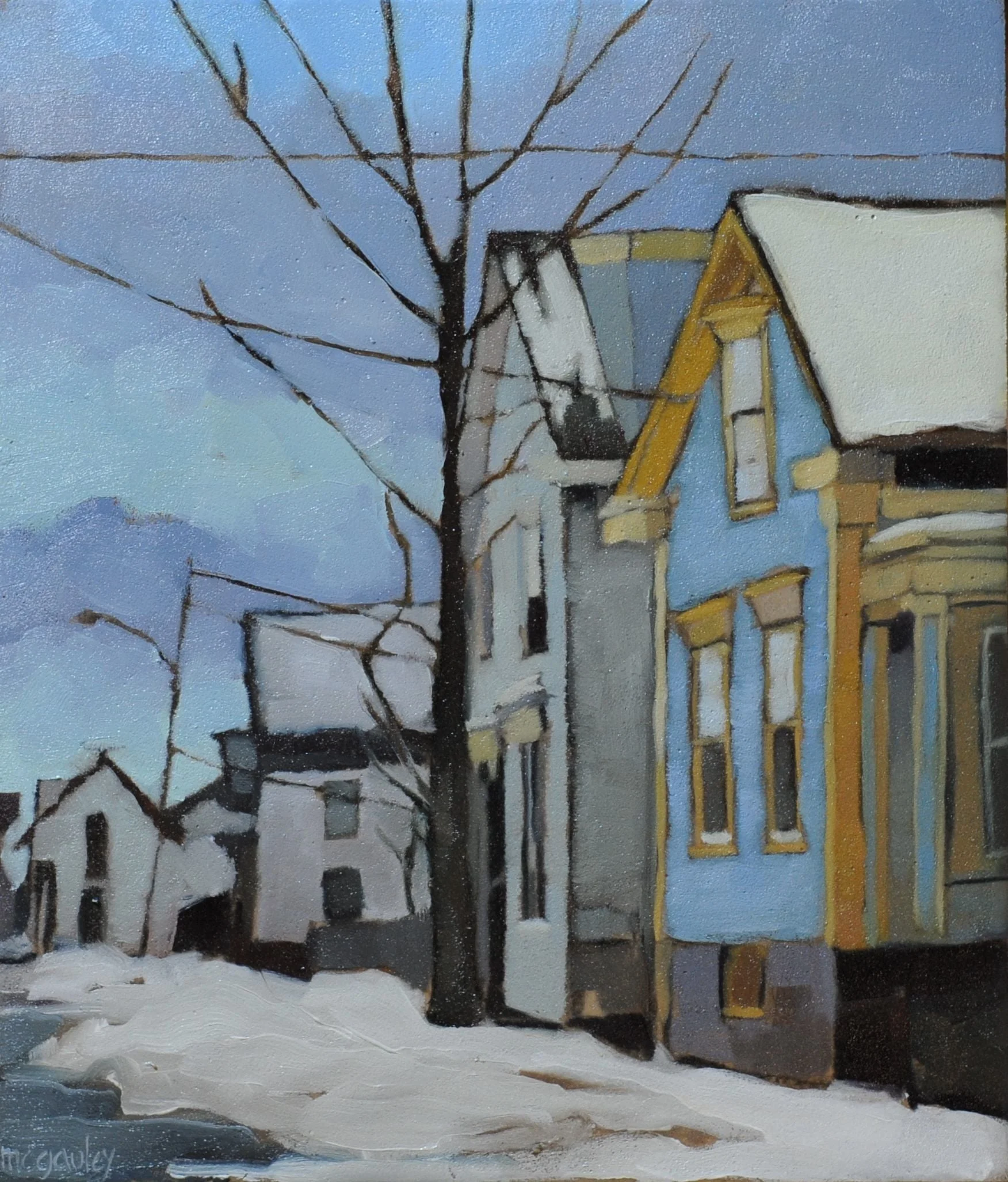 McGauley Snow on Monument