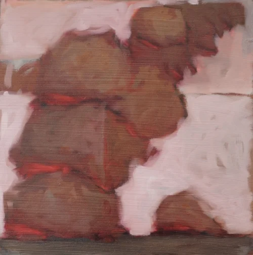 Hermit. 12x12, oil on board.