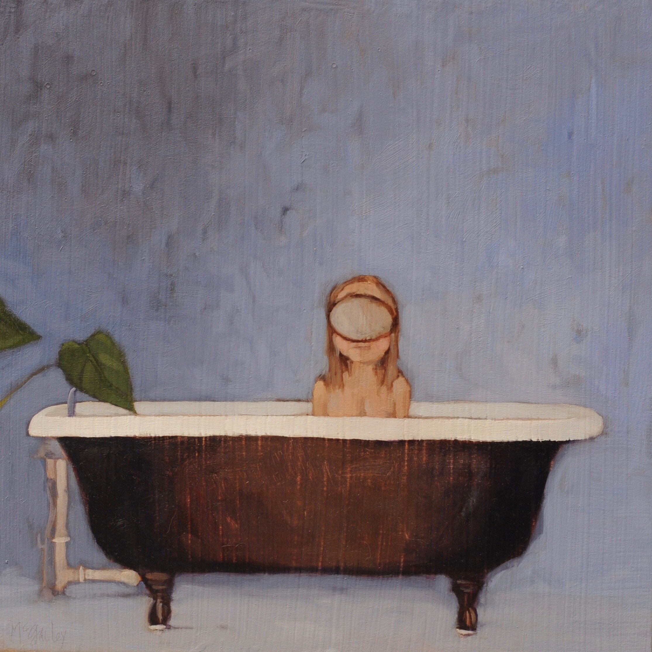 Practicing, 12x12, oil on board. sold.