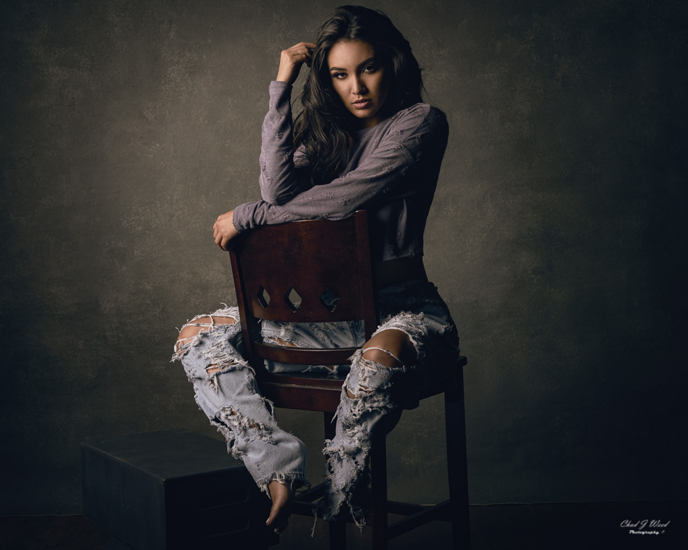 Fine Art Glamour Portrait with Zari in Mesa, Az