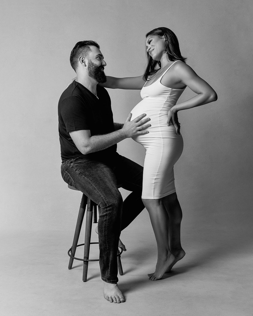 Mesa maternity couples photography emotional moment together