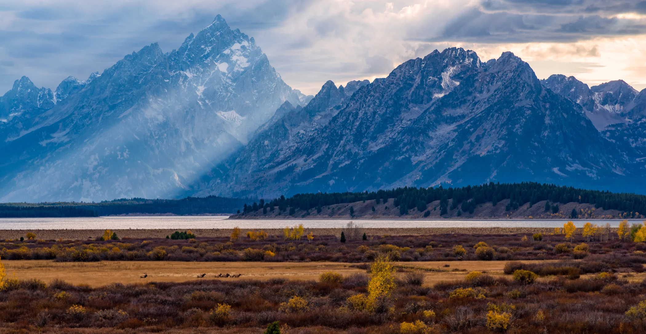 Sunset at the Tetons