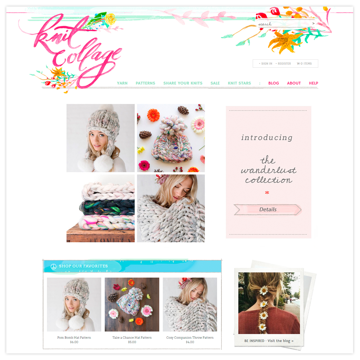Knit Collage | Visit the Site