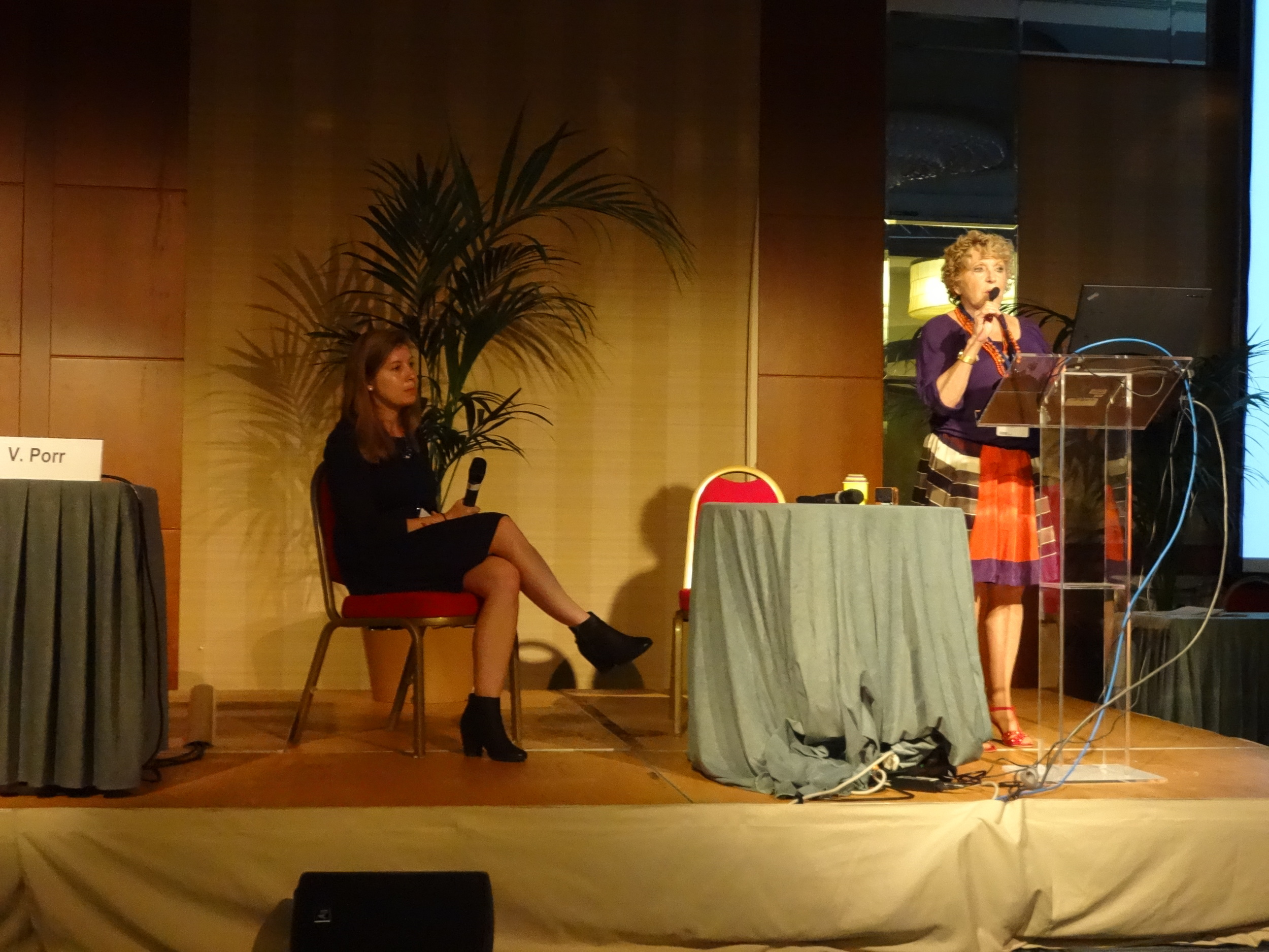 valerie porr speaks in rome