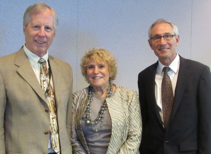Bruce Cuthbert, Acting DIrector NIMH, valerie porr, tom insel, director nimh at alliance for research meeting, sept 16, 2015, bethseda, md.