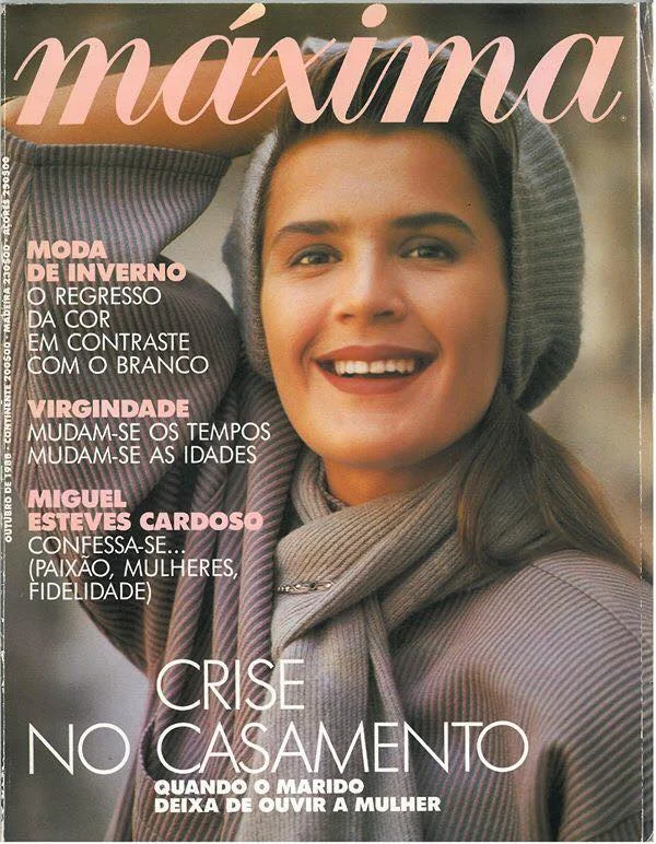 Primeiro número da revista Máxima (1988)