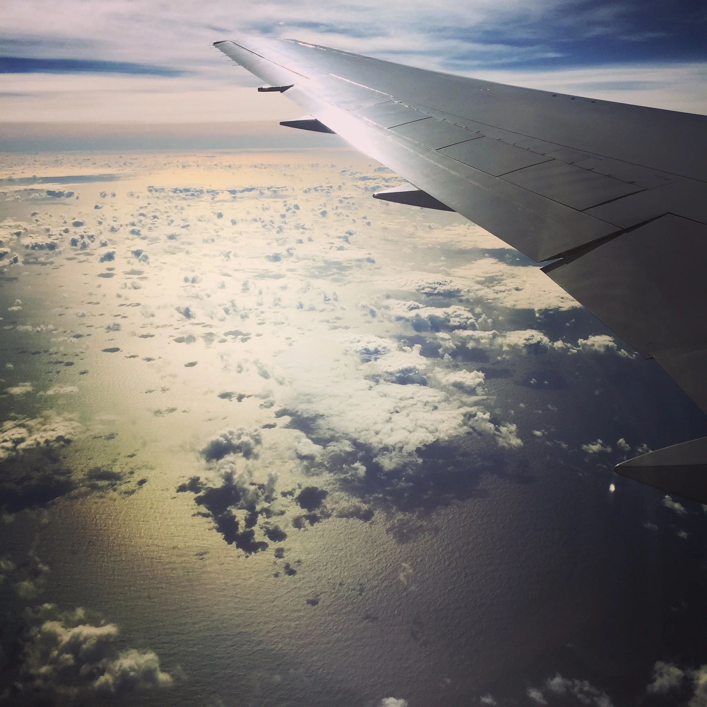 Down there, the Atlantic