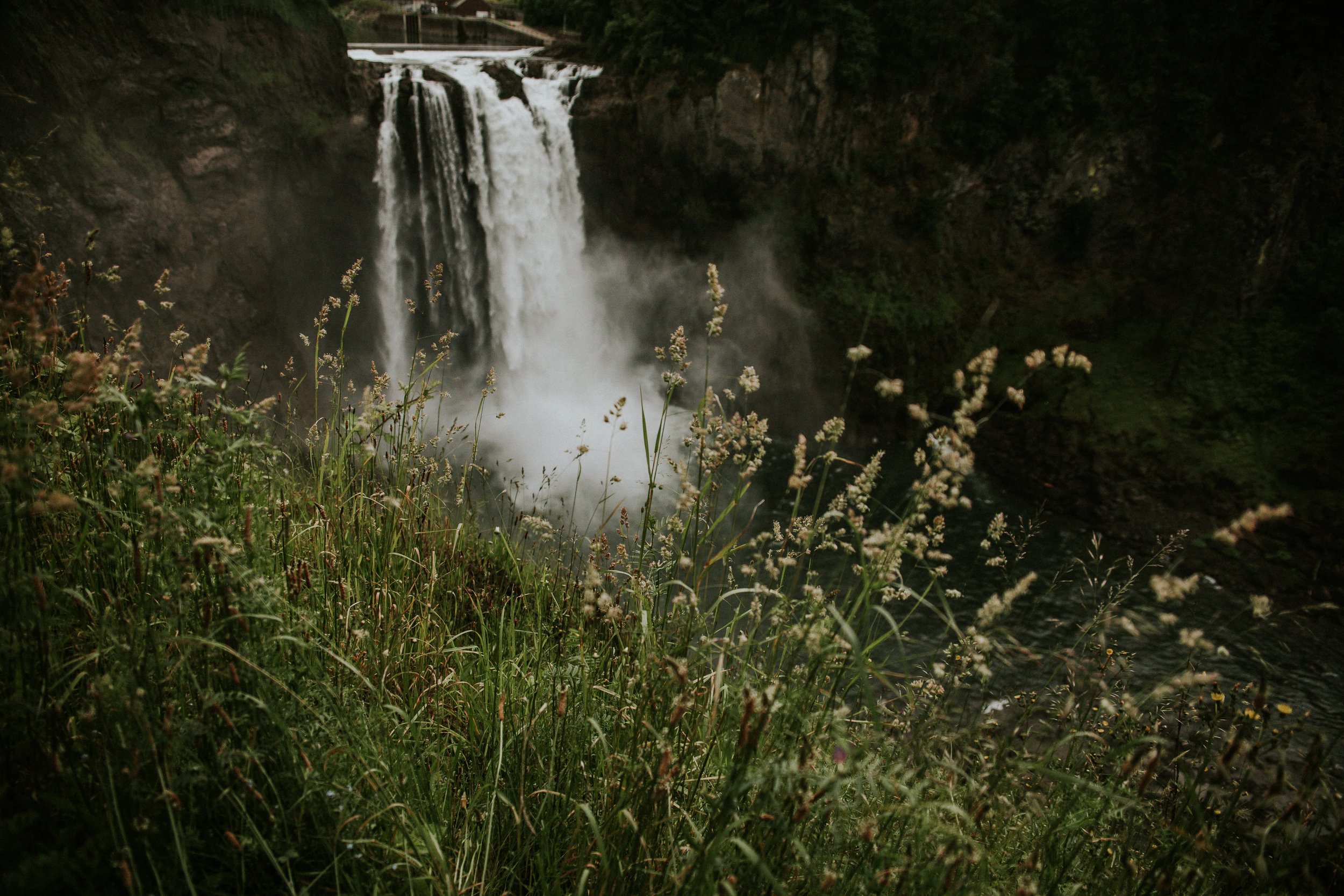 Pit stop: Snoqualmie Falls of course. More magnificent than this picture can justify.