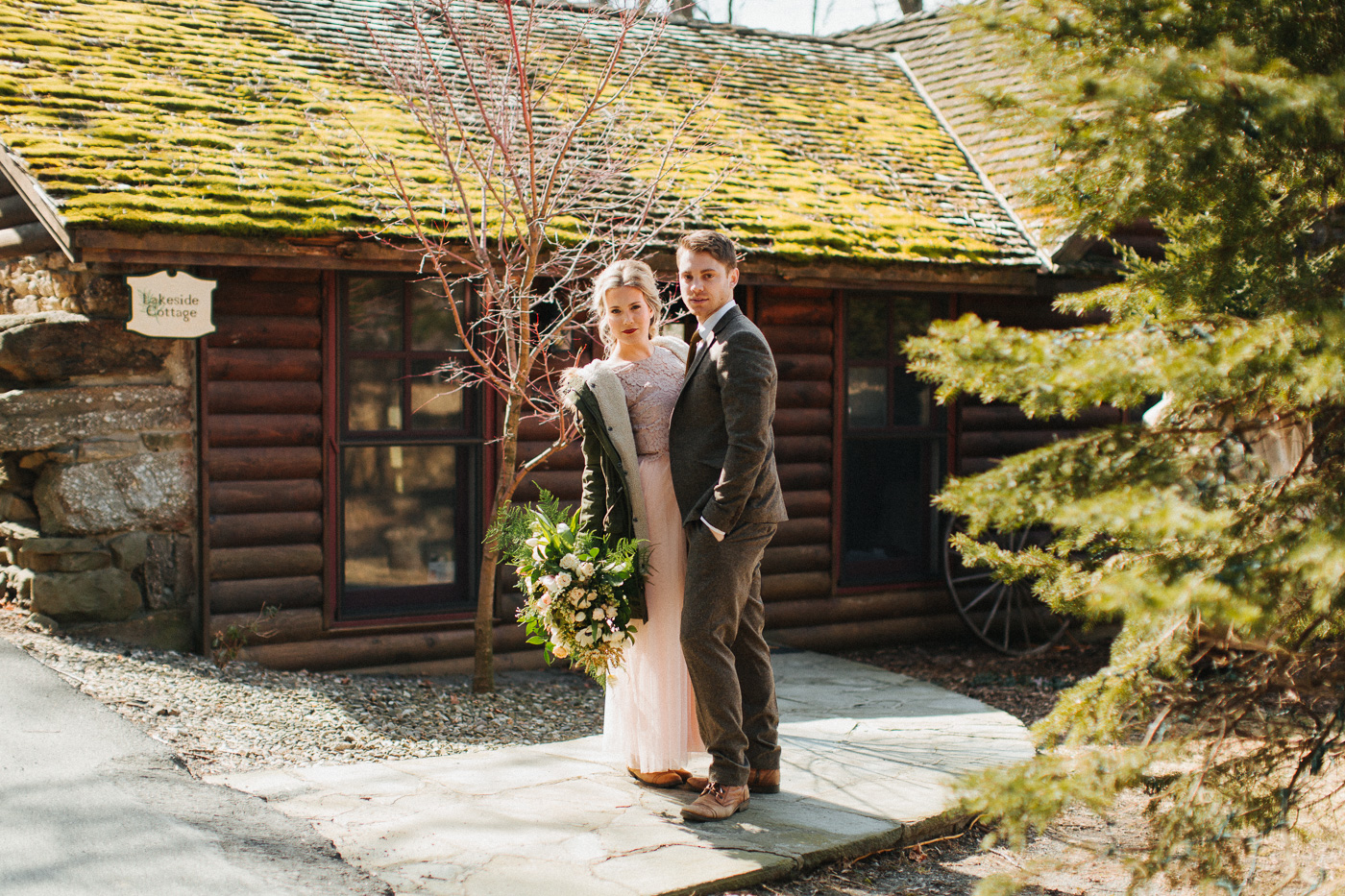 Getting ready together the morning of your wedding :: Wedding at Cedar Lakes Estate with Heart & Dash and The More We See