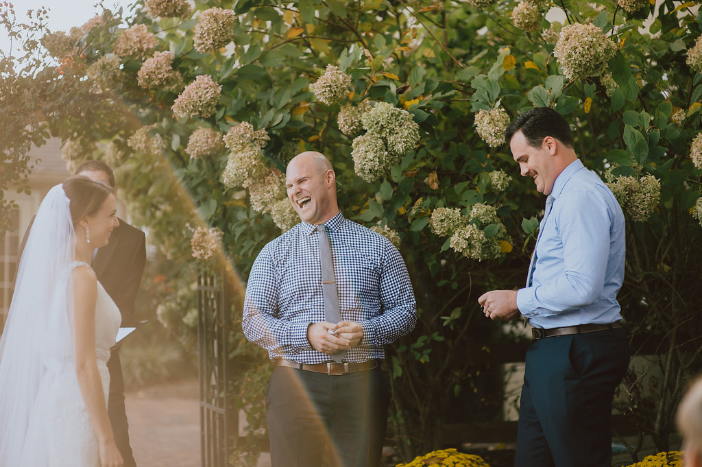 Private home wedding ceremony in West Chester, Pennsylvania :: wedding planner: Heart & Dash :: Pat Robinson Photography