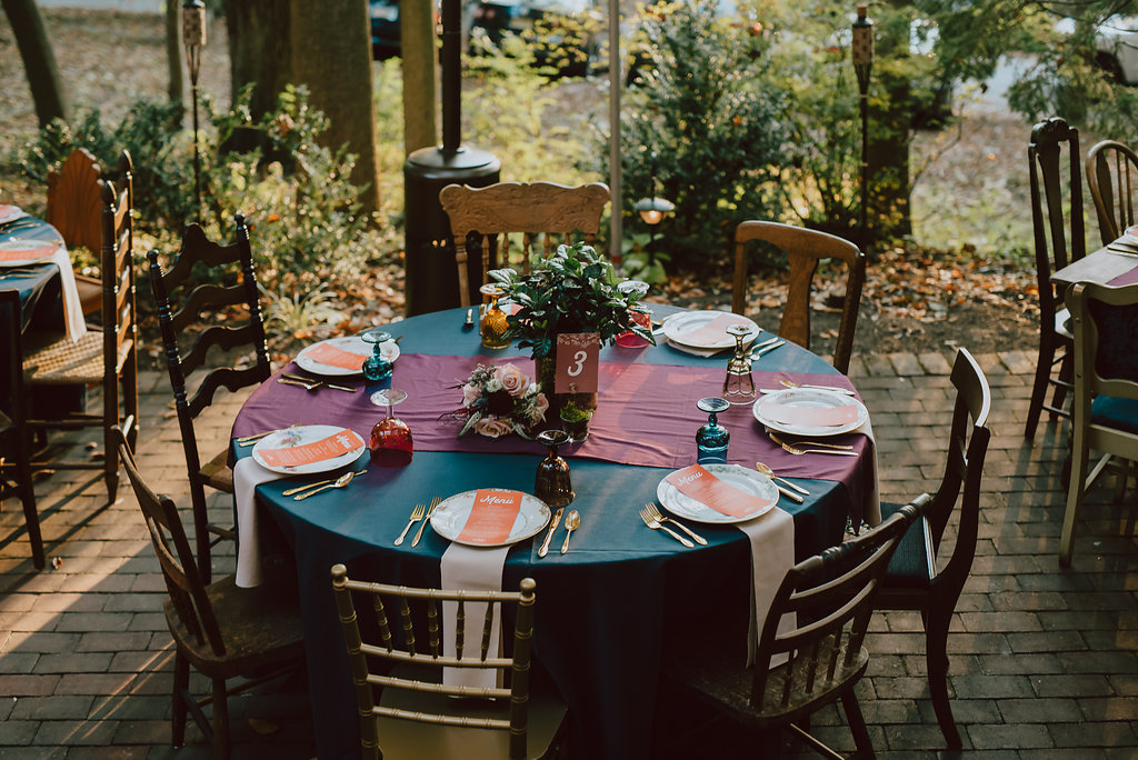 Faunbrook Bed & Breakfast intimate wedding in West Chester, Pennsylvania :: wedding planner: Heart & Dash :: Pat Robinson Photography