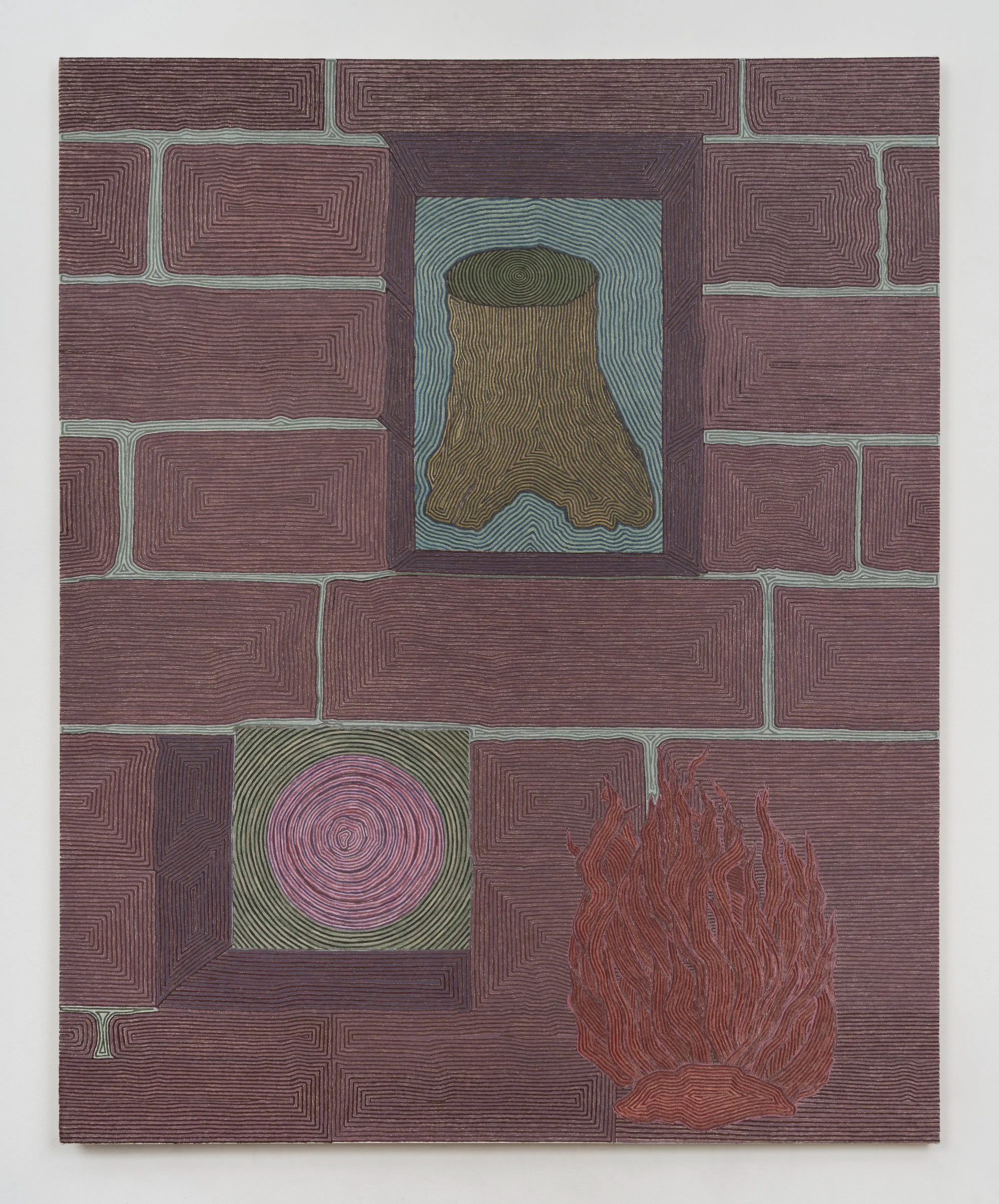  Oil on canvas. 60×48”. 