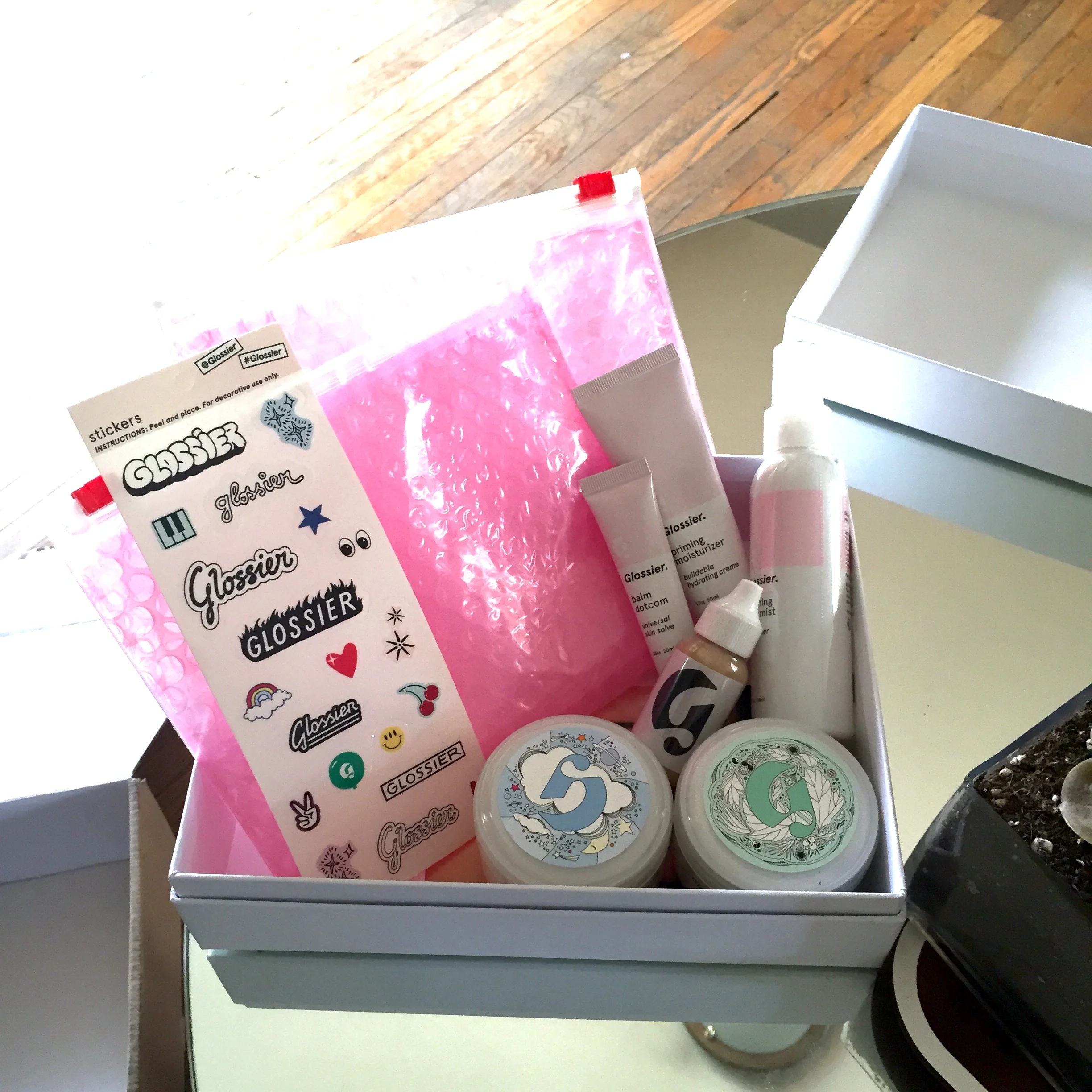 The full Glossier set. 