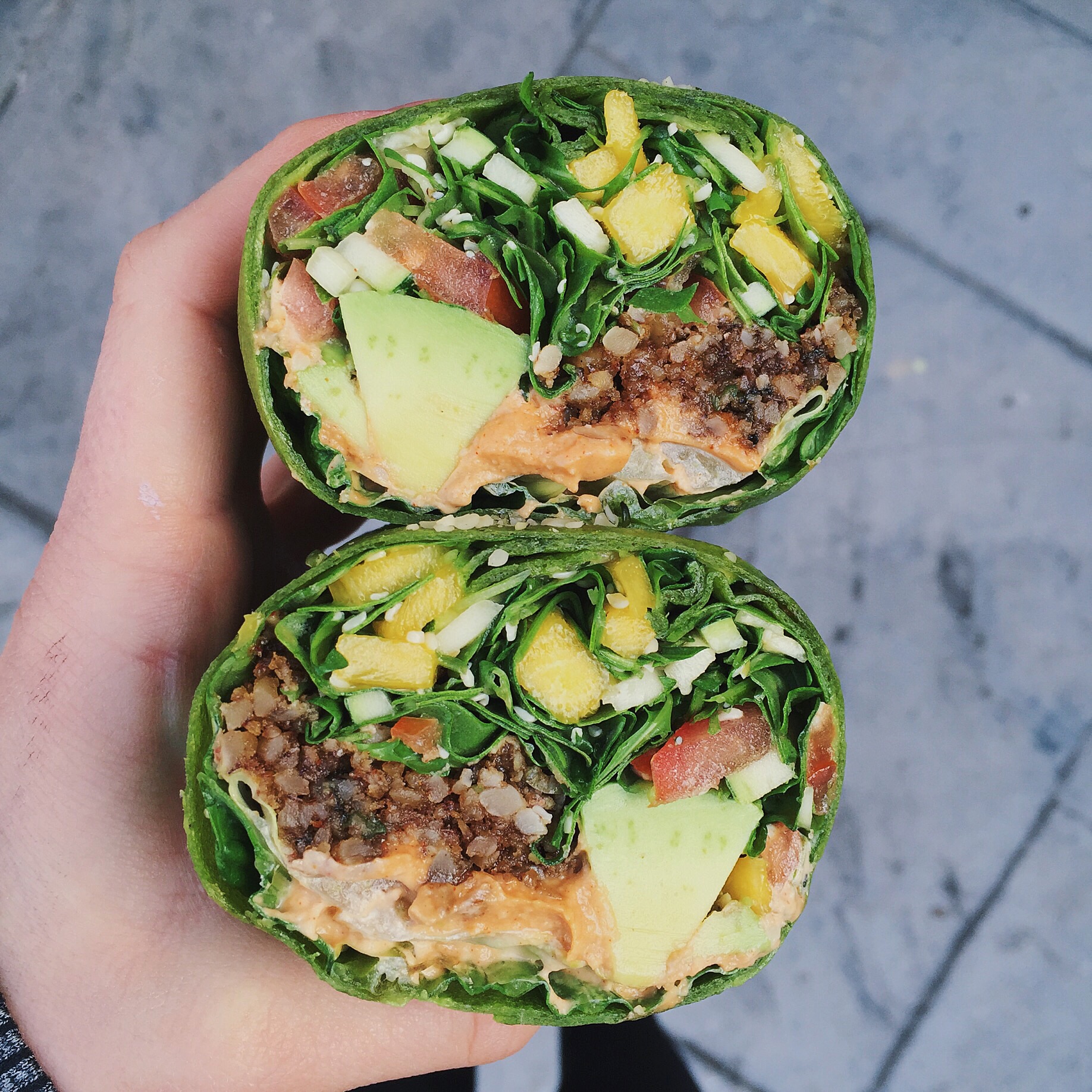 The Green Burrito from Lifefood Organic.