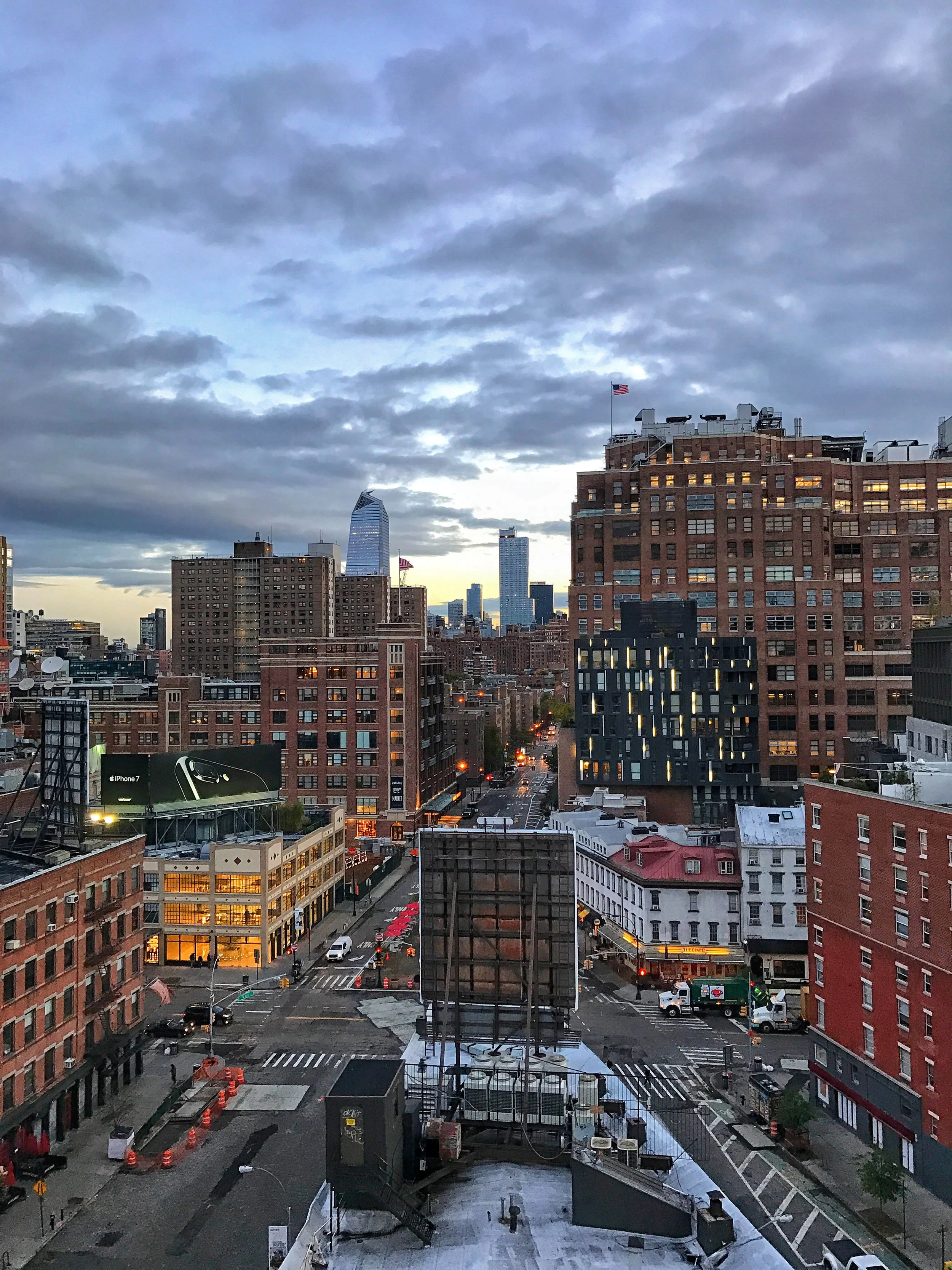 View of the Meatpacking District from my hotel room. 