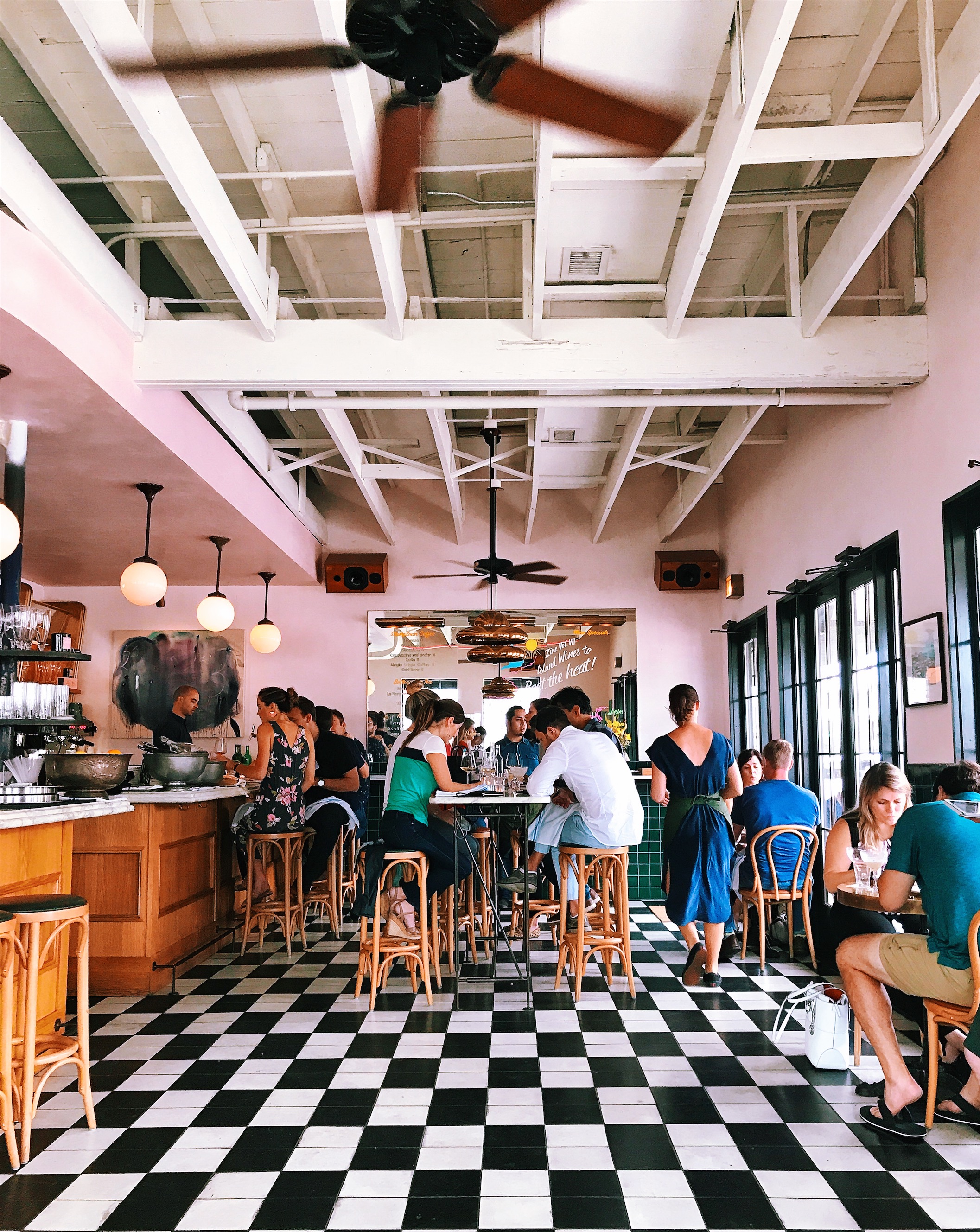 Interior of June's All Day