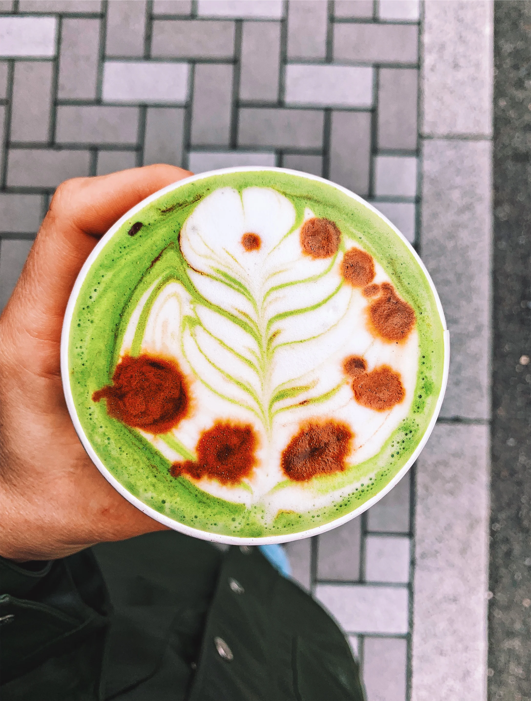 Sawada style latte at Santomi Center in Kyoto