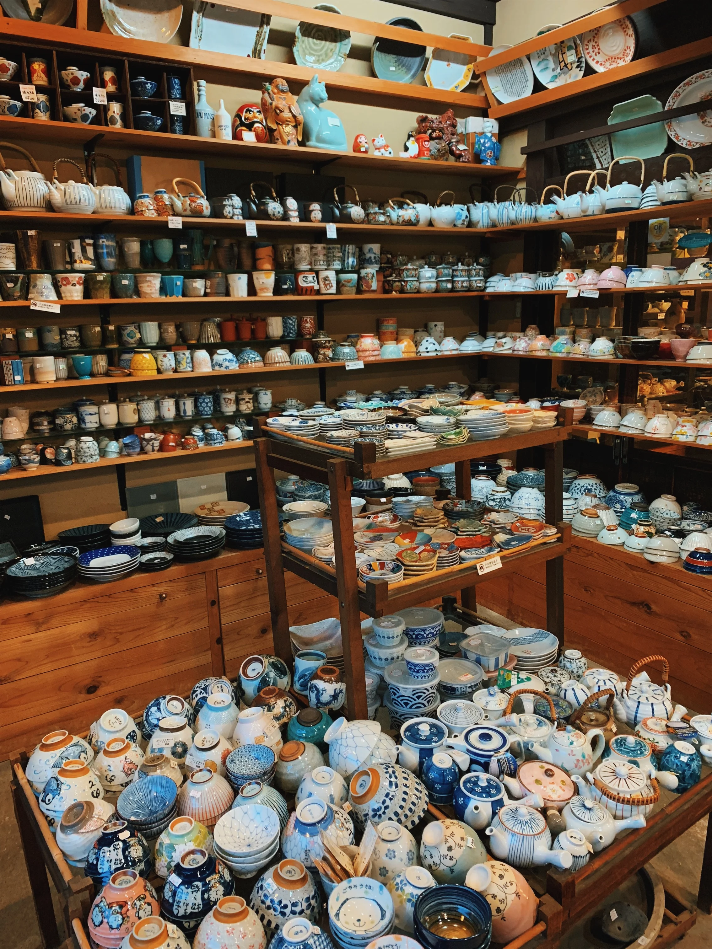 Allll the ceramics in Kyoto