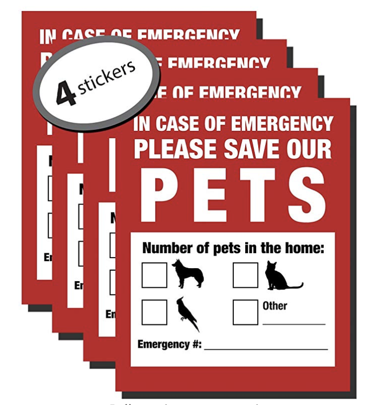 Emergency Pet Stickers