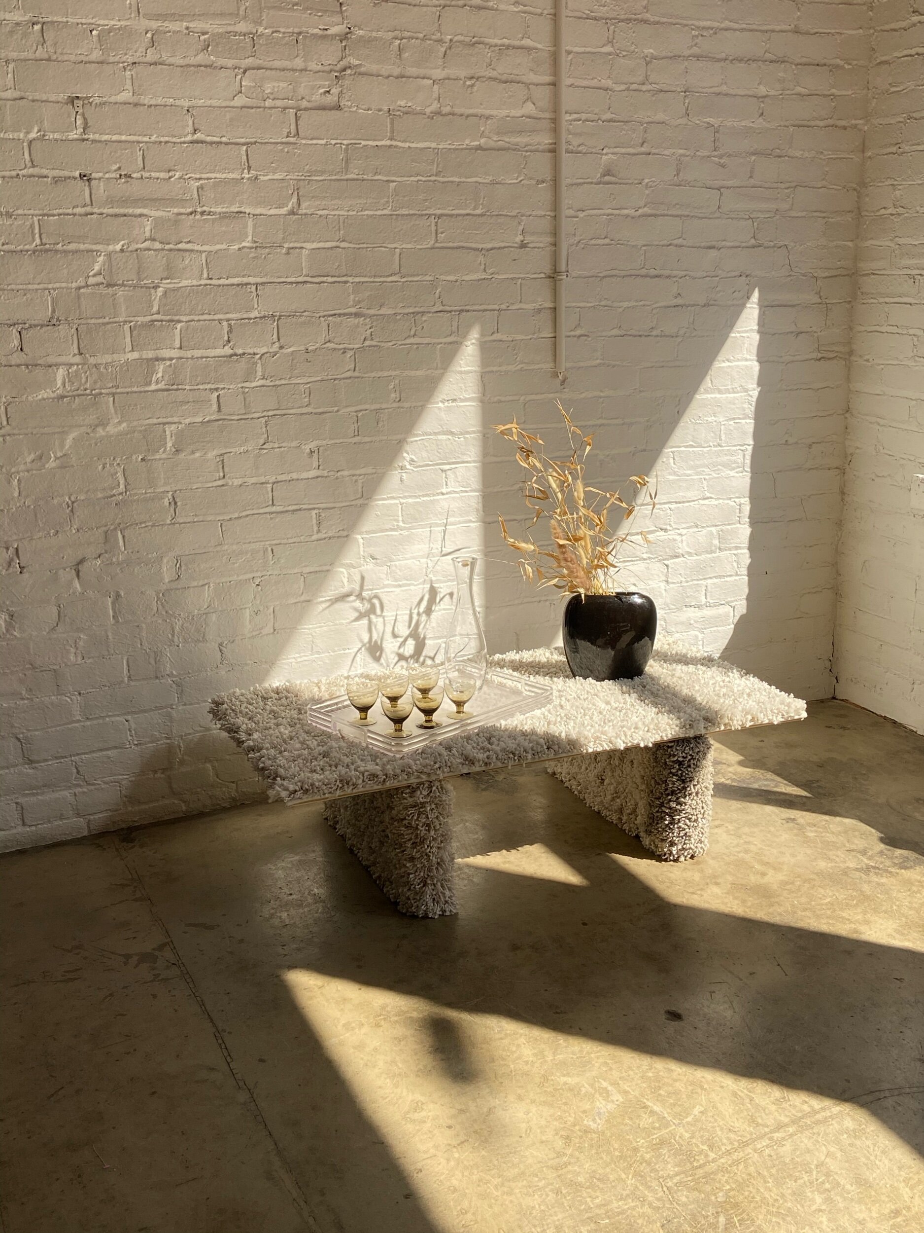  Bench design/construction, staging, and photos by Michelle 